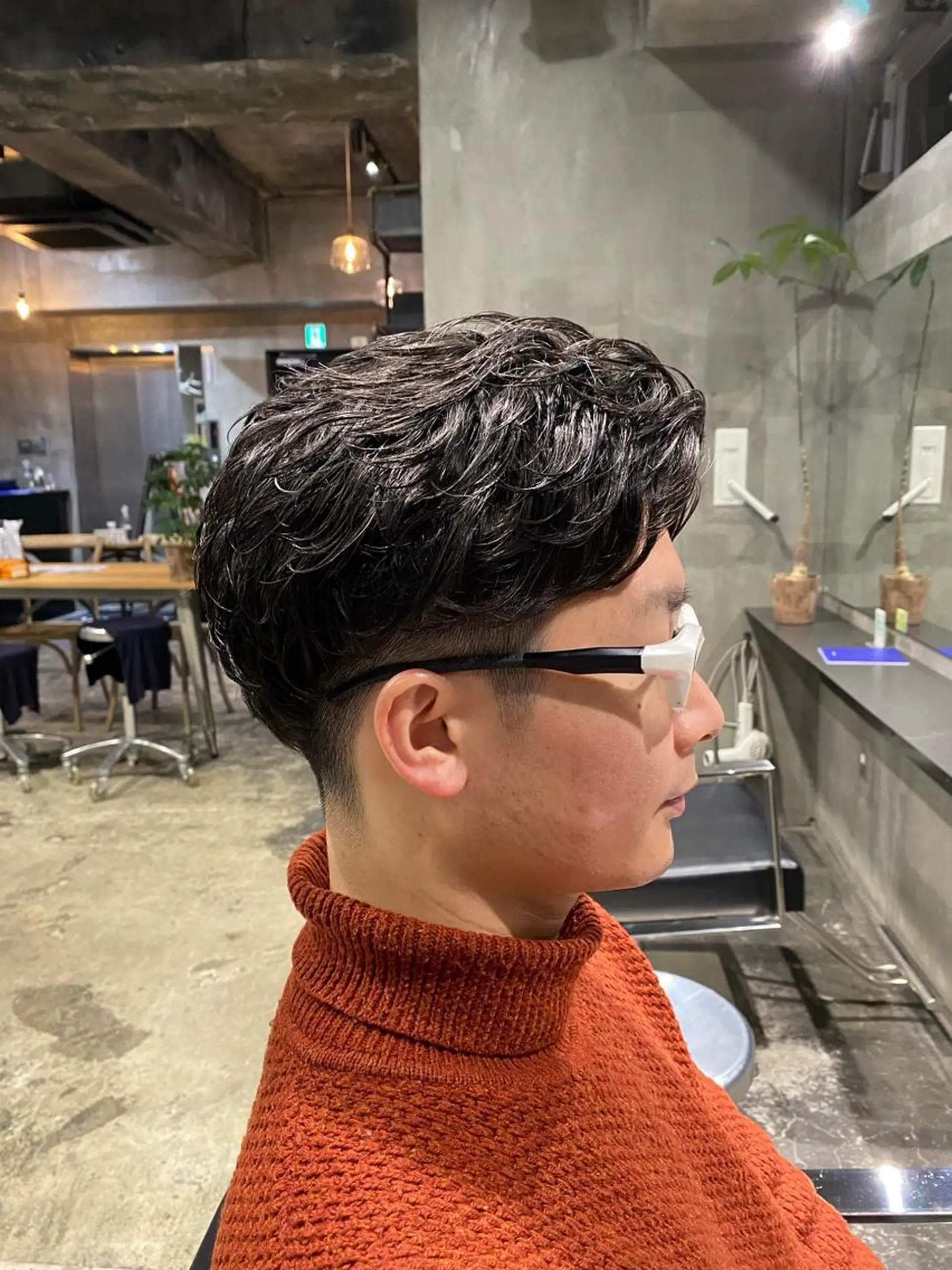 ショート パーマ メンズ カット パーマ Agu hair lore沼館店所属・八戸パーマ/メンズパ ーマ/シンゴ。のヘアスタイル