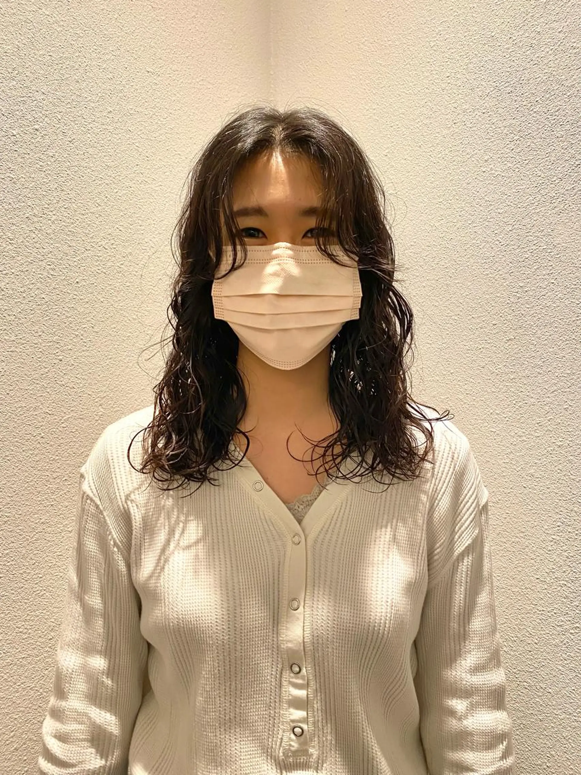 セミロング パーマ セミロングパーマ 店長　ショート& パーマ　坂本のヘアスタイル