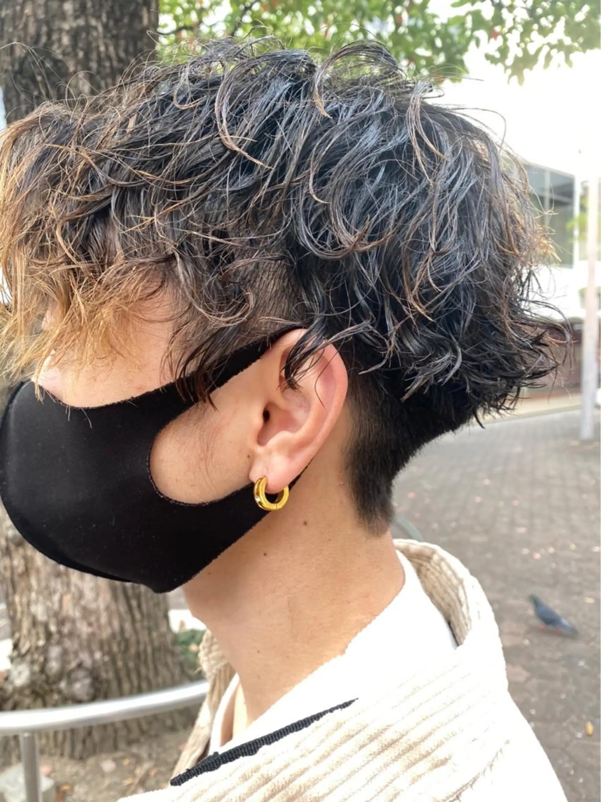 ショート カット ヘアカラー パーマ CECIL hair なんば店所属・メンズパーマ 艶髪☆店長☆有馬のヘアスタイル