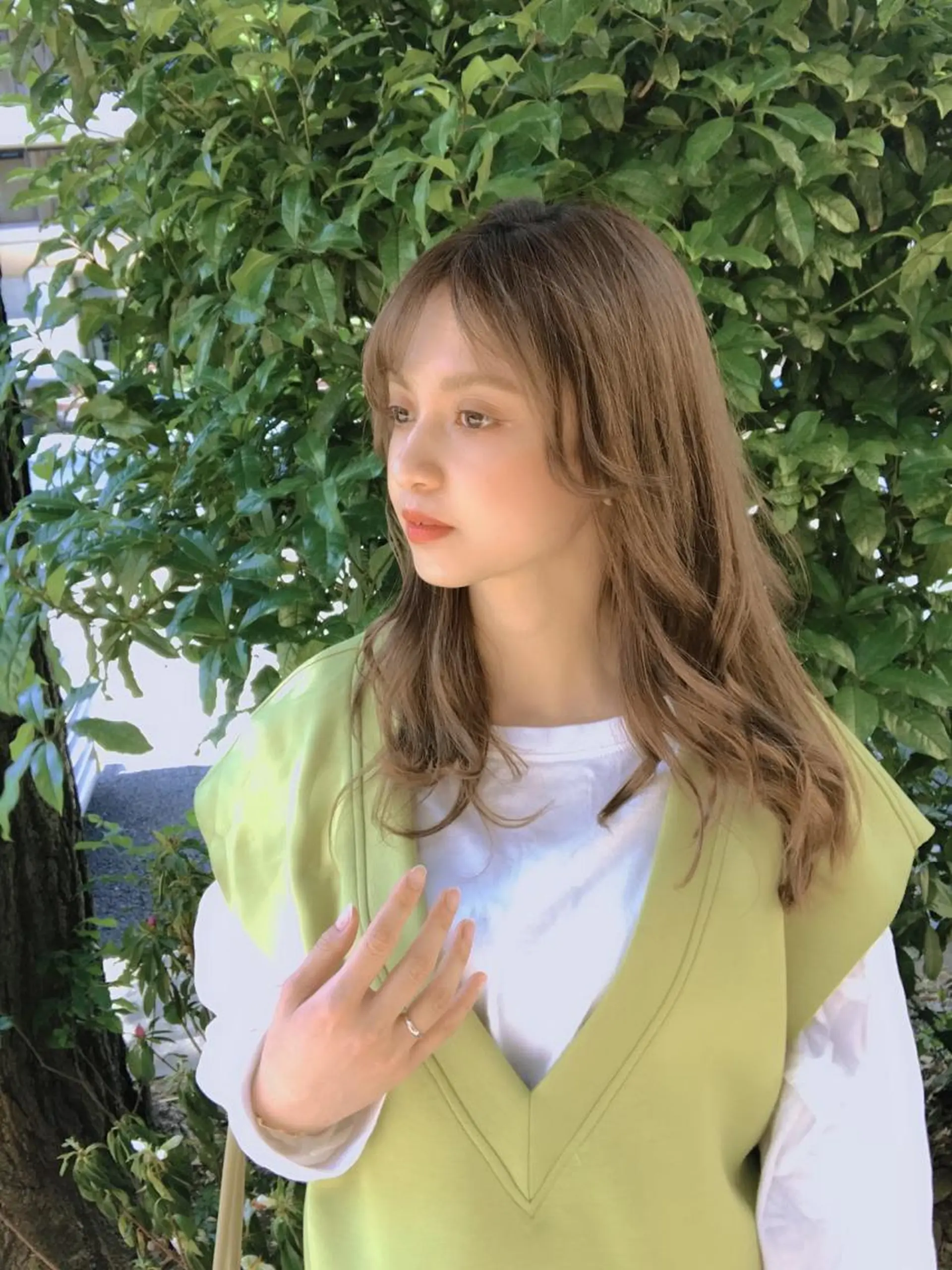 セミロング カット ヘアカラー トリートメント ヘッドスパ 佐藤優太朗 似合わせ/髪質改善のヘアスタイル