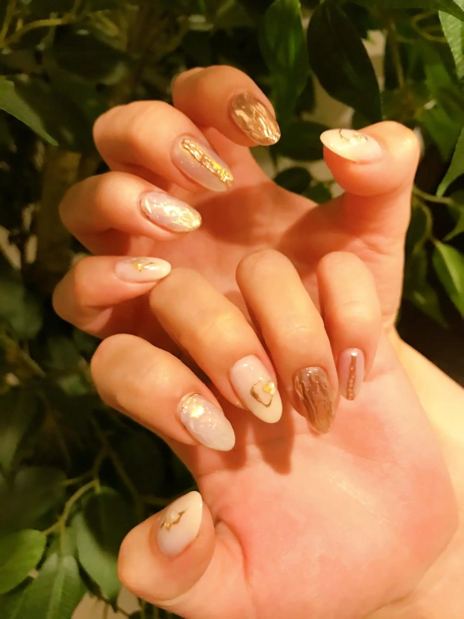 ネイル 持ち込み ニュアンスネイル nail salon　Natural Cure所属・平井 彩香のネイルデザイン