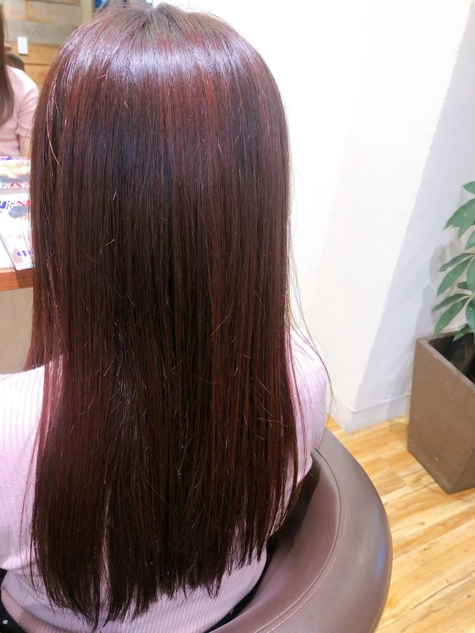 ロング カラー 宮本 円のヘアスタイル