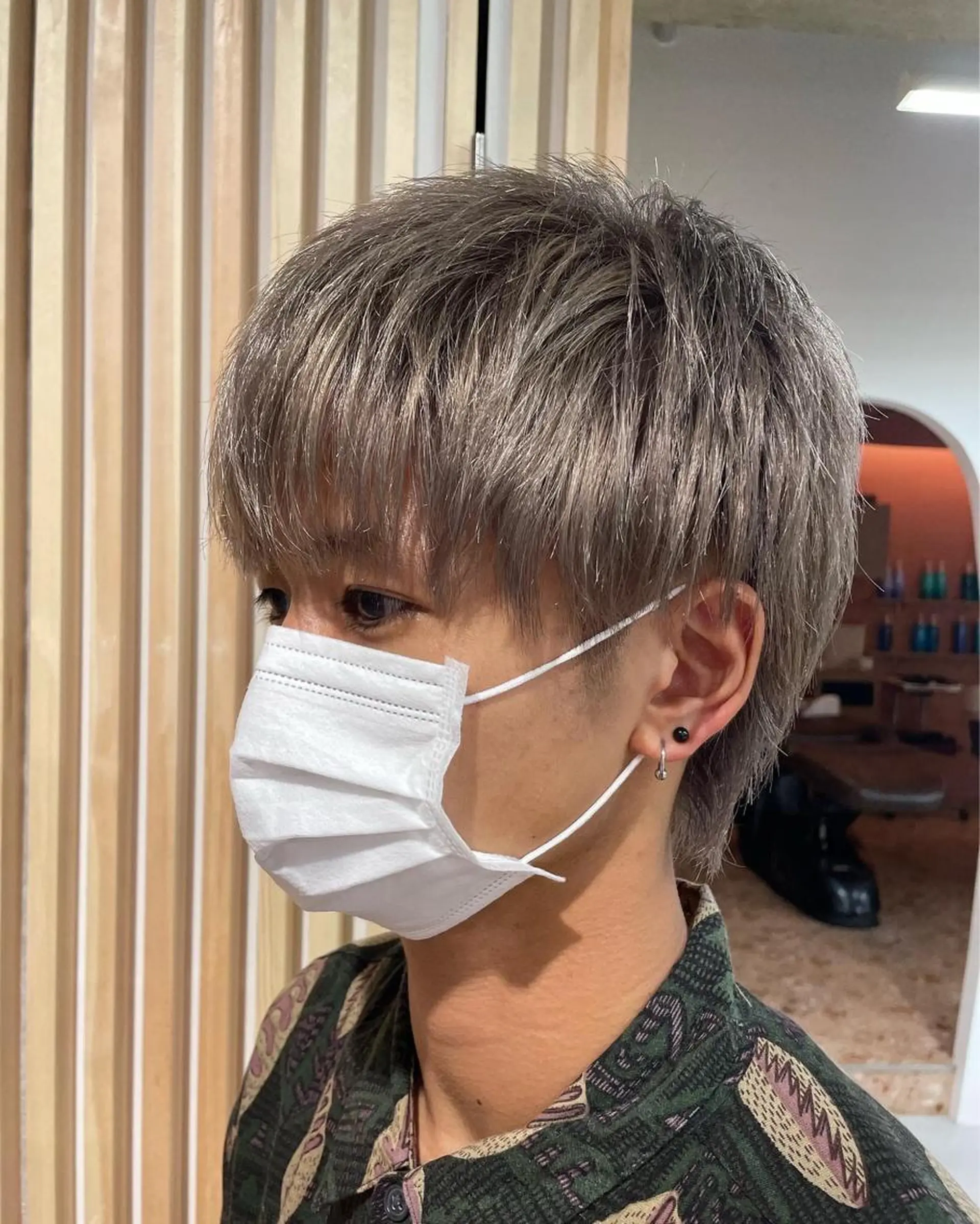 ショート カラー メンズ カット ヘアカラー メンズ＆スパ特化 takumiのヘアスタイル