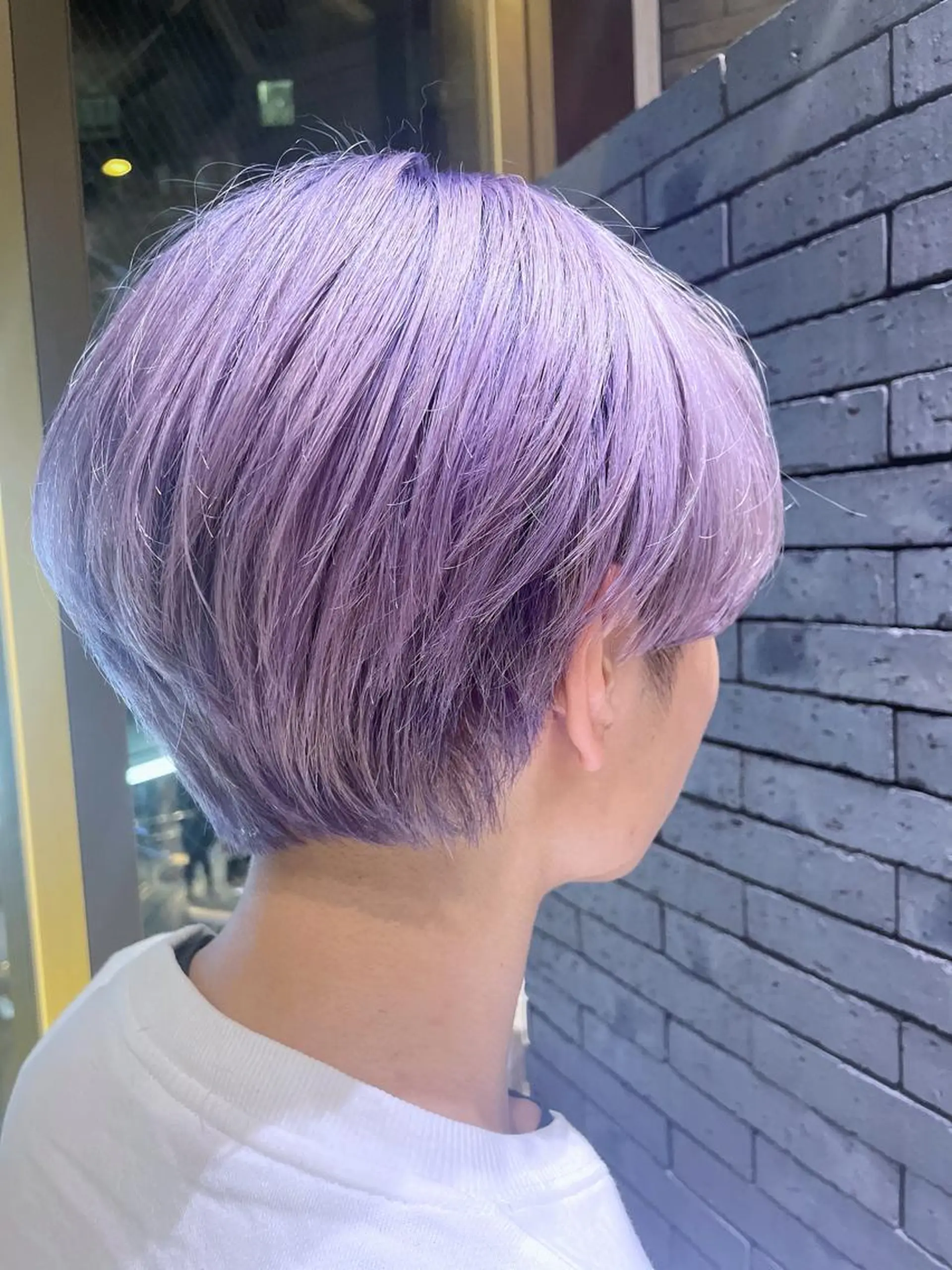 ミディアム カラー メンズ EMANON新宿南口所属・🦄中性ウルフ ☁️Shiori🦄のヘアスタイル