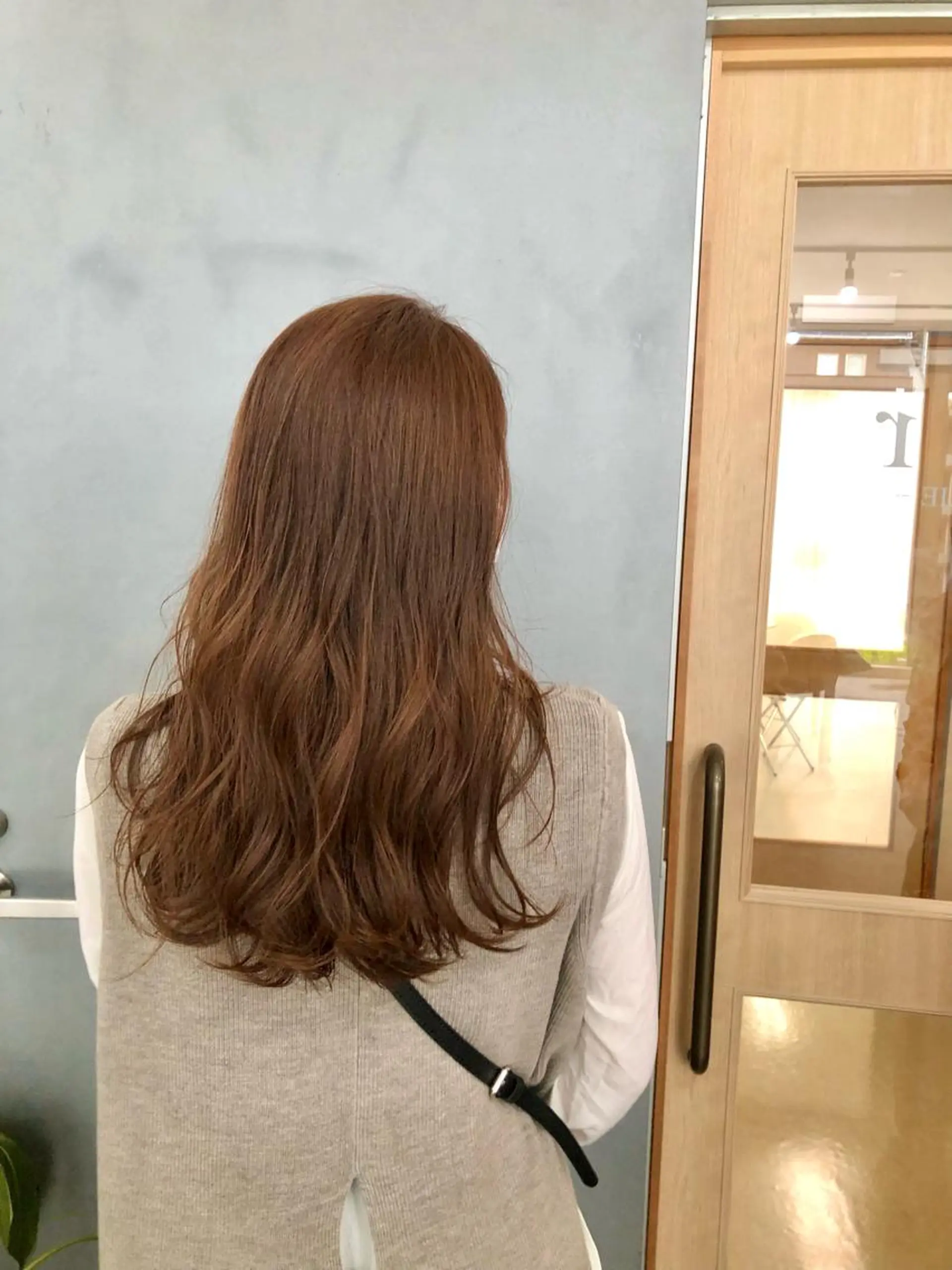 ロング カラー ヘアアレンジ ネイル マツエク・マツパ アディクシーカラー バレイヤージュ ミストバング ベージュカラー ブリーチ eir心斎橋店所属・エビスザキレン/メン ズ/心斎橋🌳のヘアスタイル