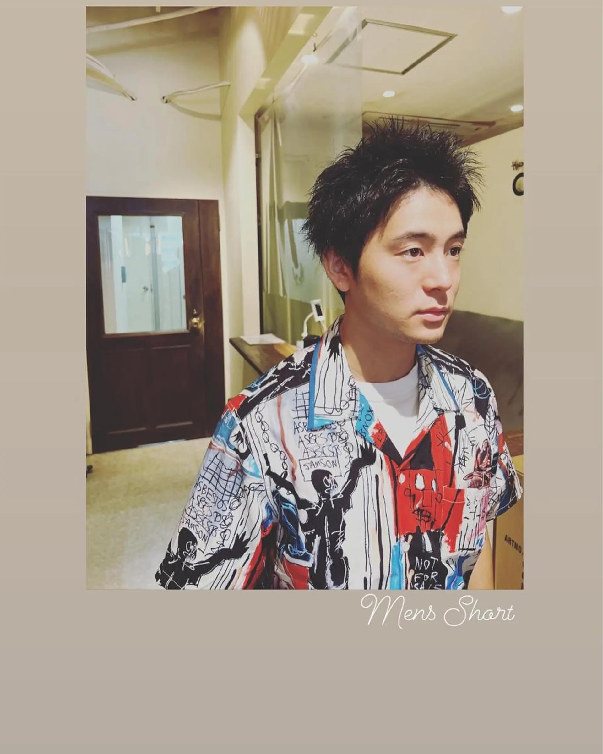 ショート メンズ ハイライト/インナー /ブリーチ/レイヤーのヘアスタイル