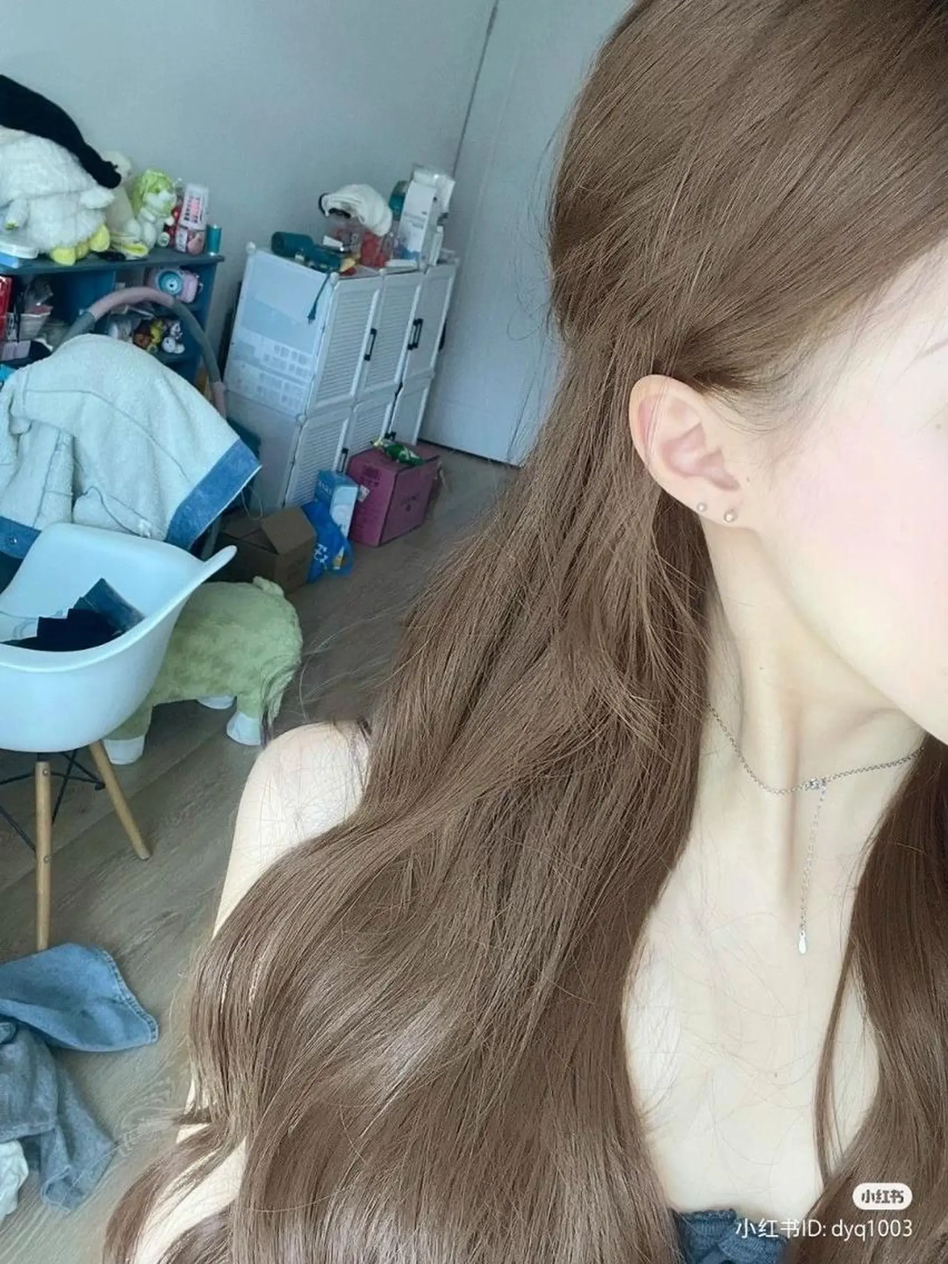 ロング カラー ナチュラルベージュ 🧸yuuna🧋のヘアスタイル