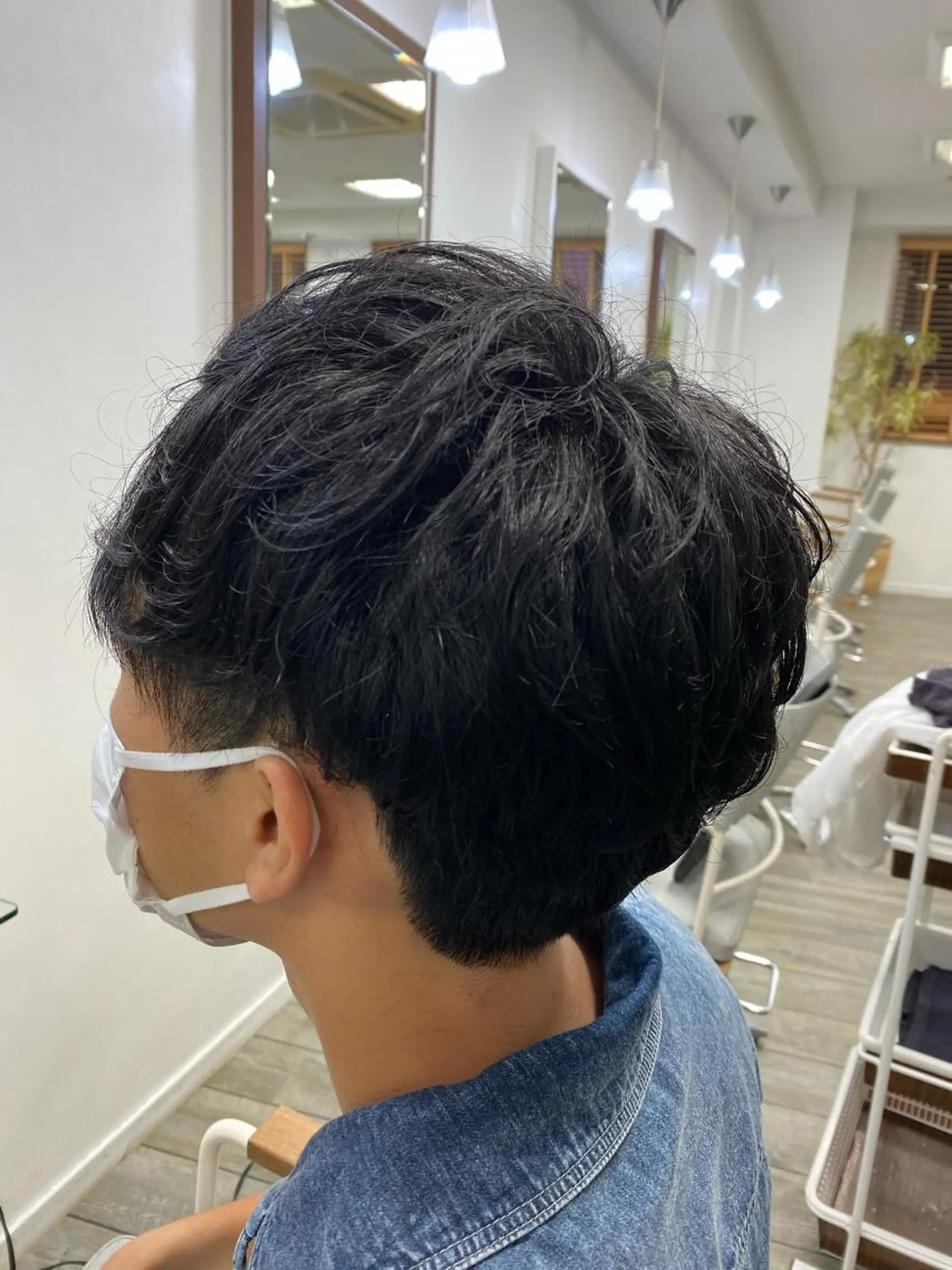 ショート メンズ マッシュ メンズパーマ Aloa登戸所属・武田 学のヘアスタイル