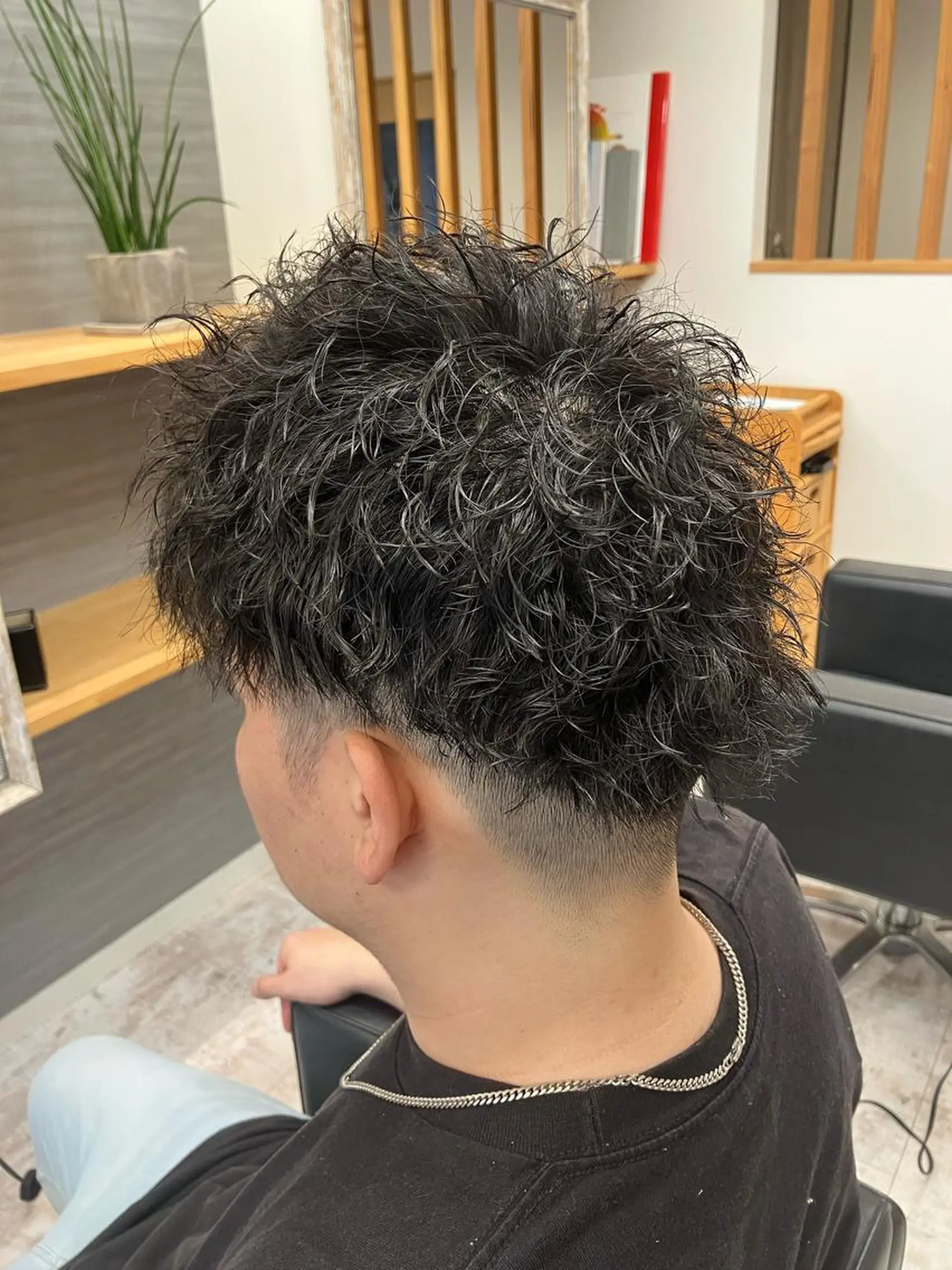 パーマ メンズ カット パーマ メンズ特化/パーマ/ フェードWATARUのヘアスタイル