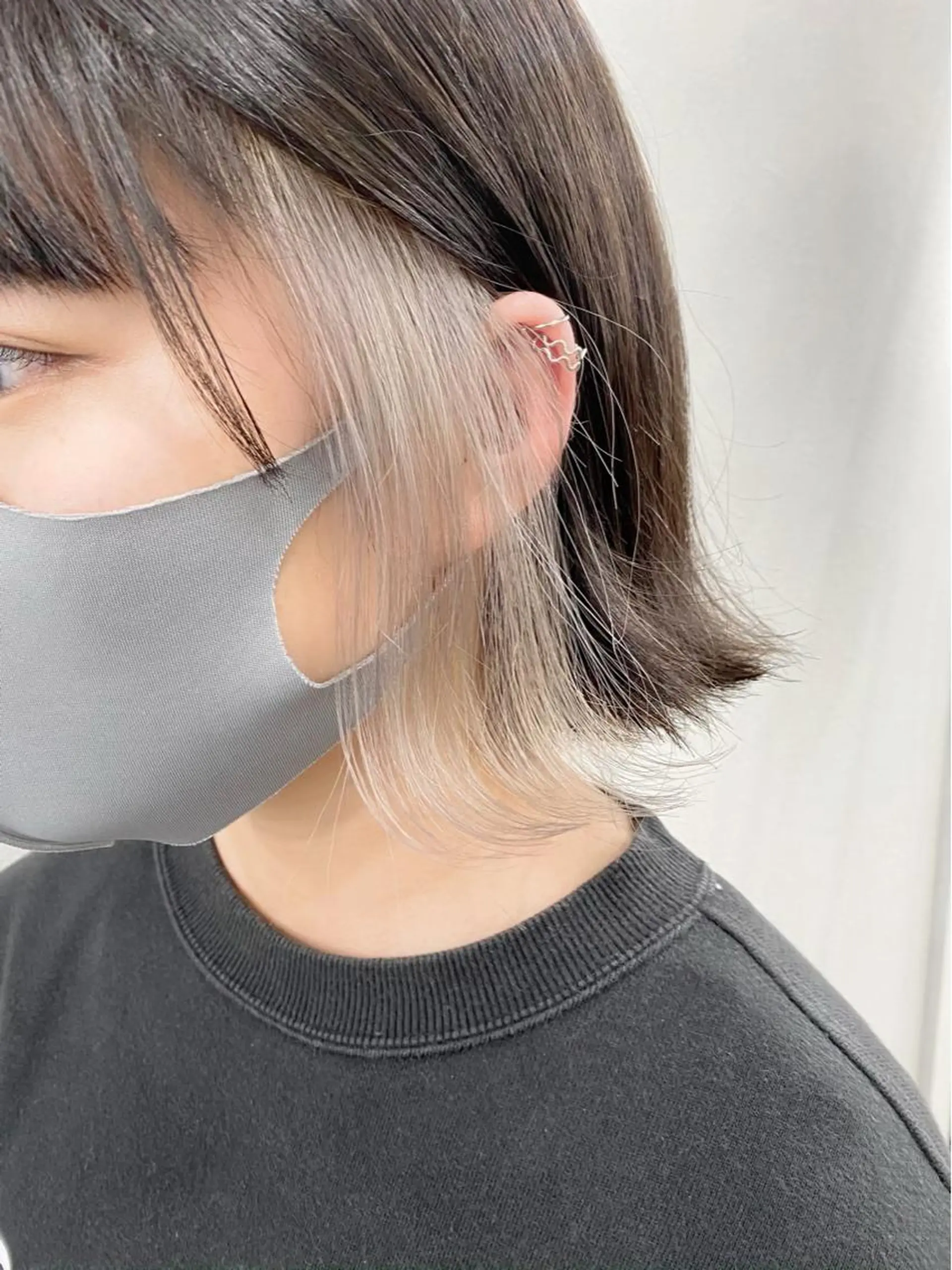 ミディアム Zina西新 井上貴幸のヘアスタイル