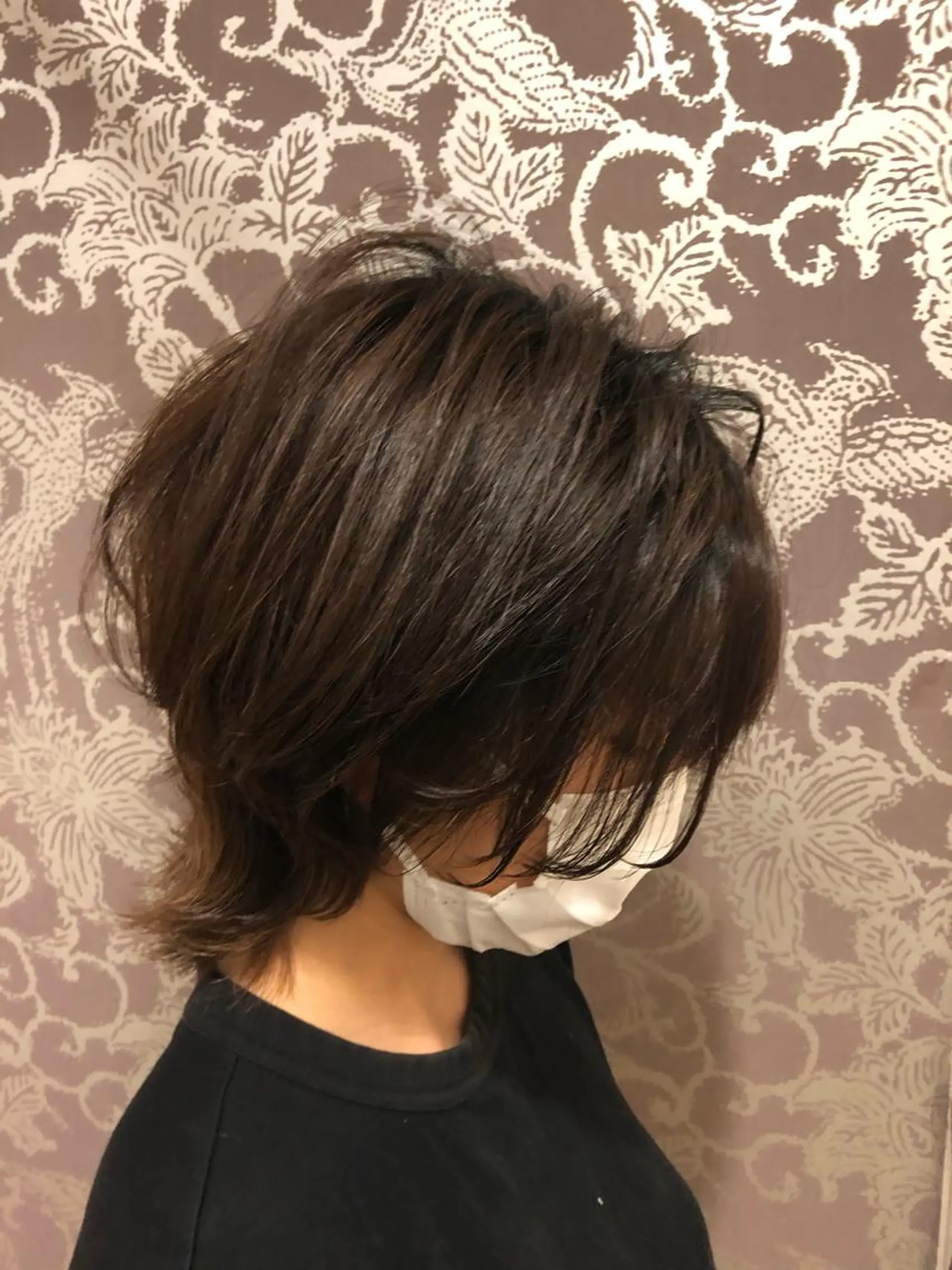 ショート レイヤーカット ウルフカット Crén by marie 真嘉比店所属・東恩納 誠のヘアスタイル