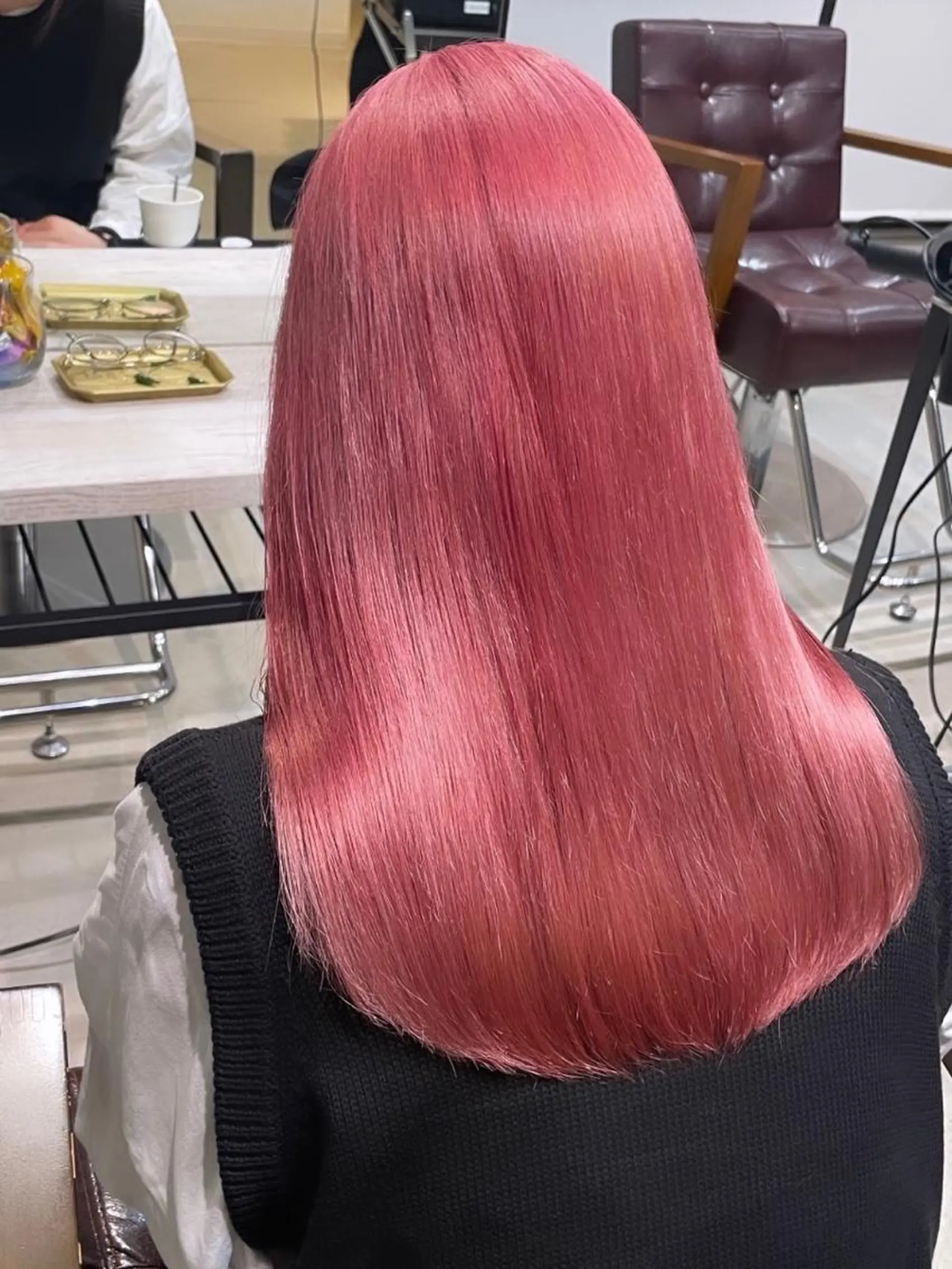 セミロング 艶髪カラー✨ misaki .のヘアスタイル