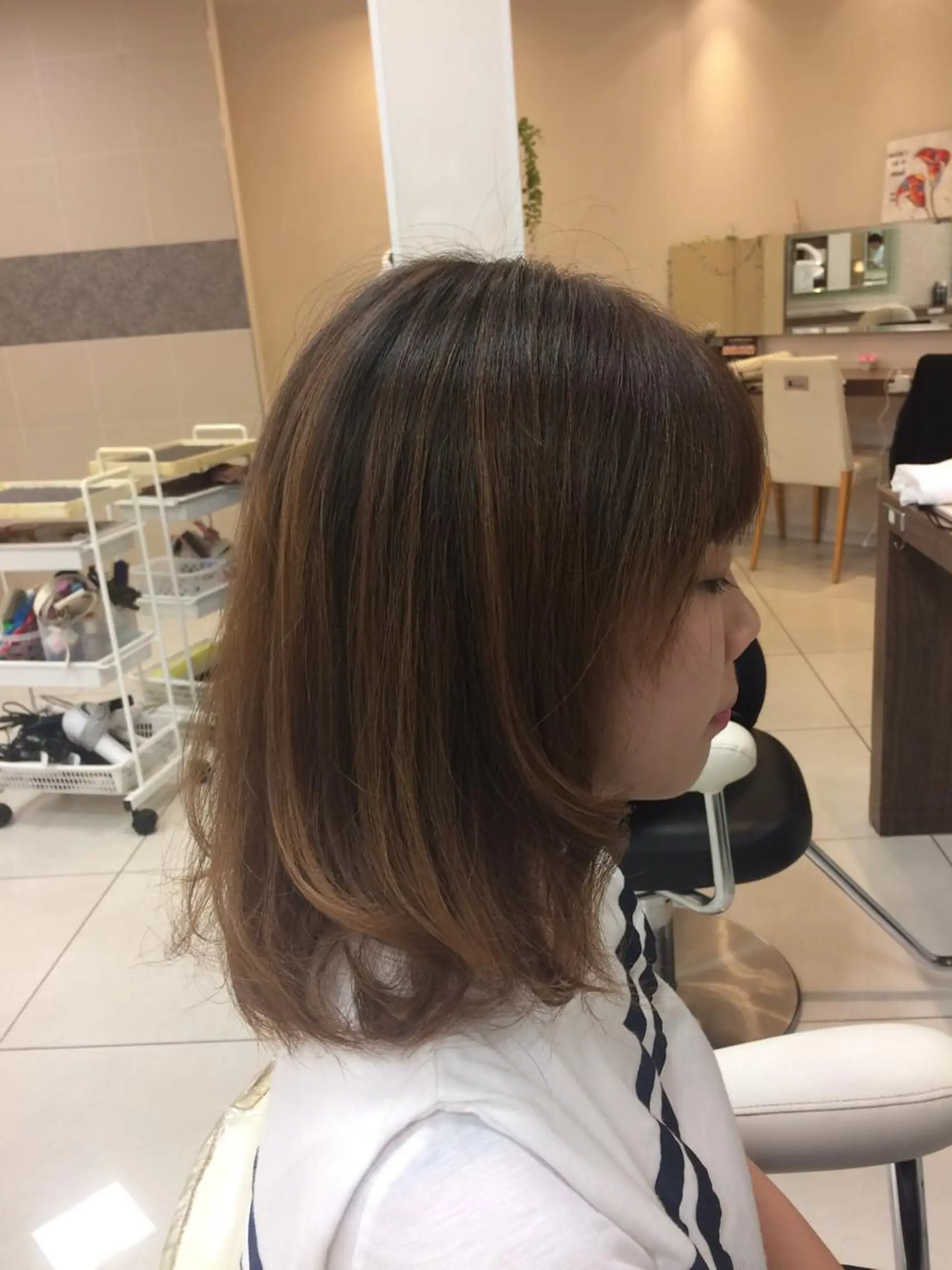 ミディアム カラー 🔥店長 原田 裕道🔥のヘアスタイル