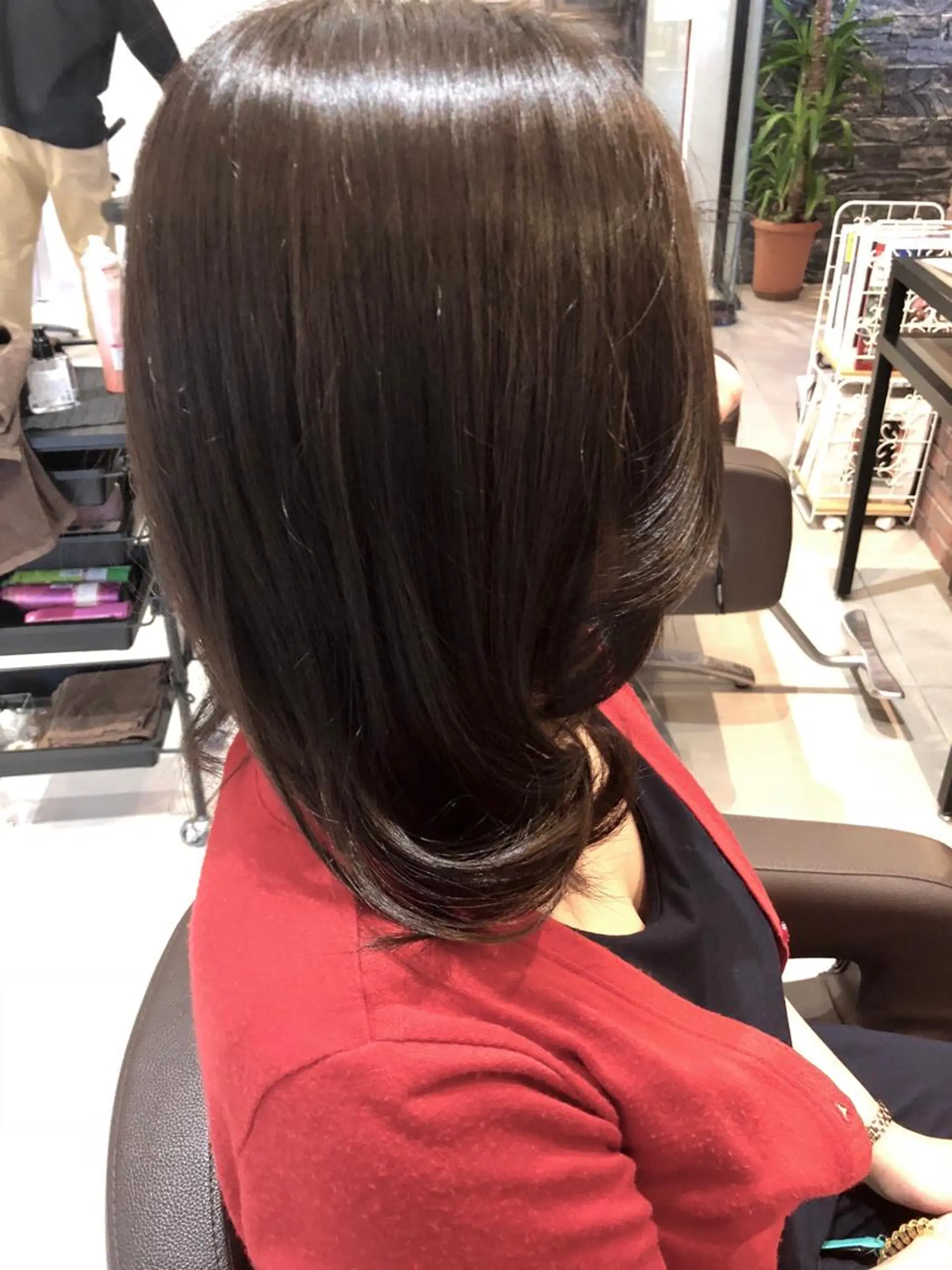 セミロング カラー L'aube所属・笠谷 正之のヘアスタイル