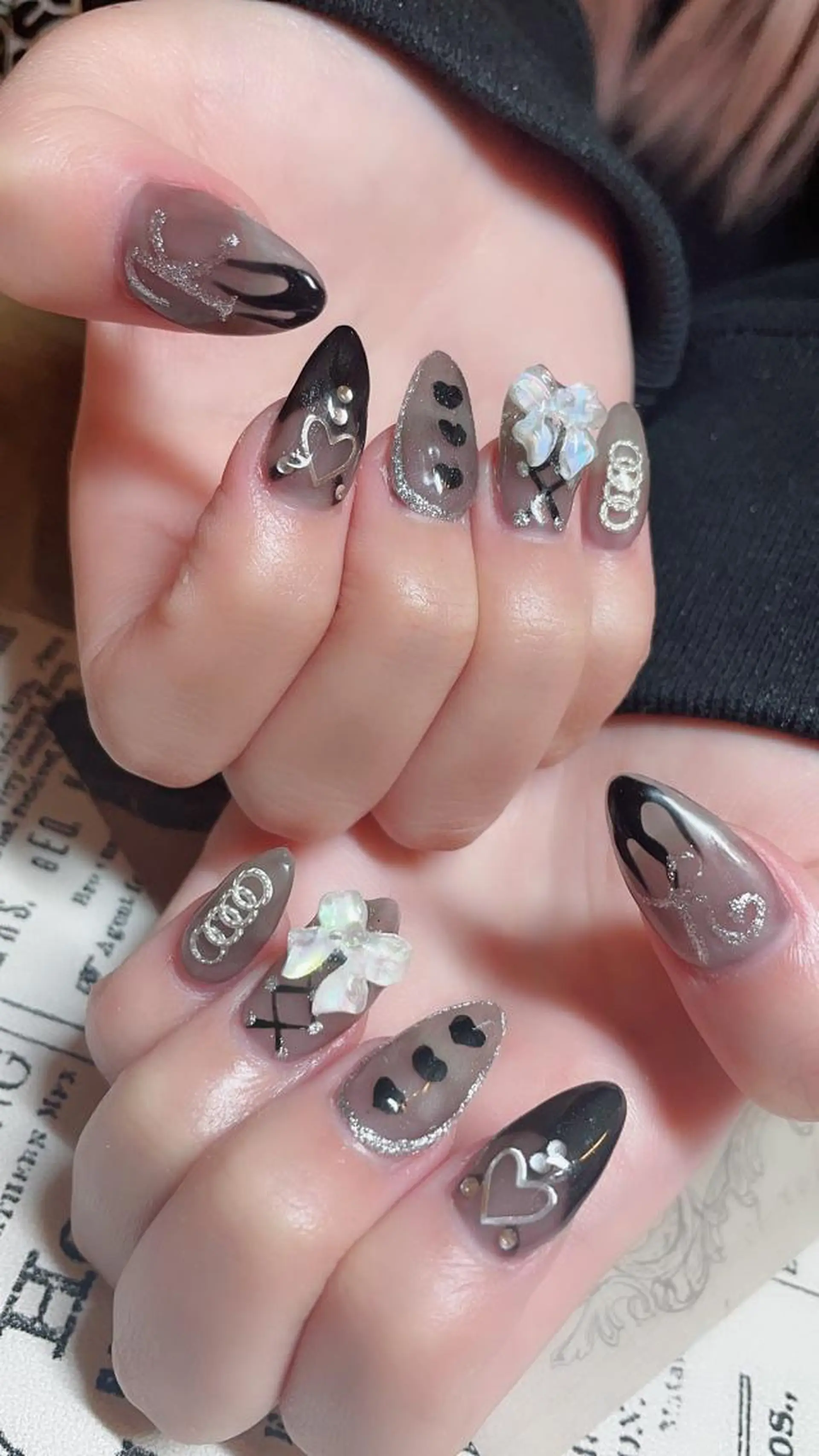 ネイル 持ち込み ハンドネイル fleur nailのネイルデザイン