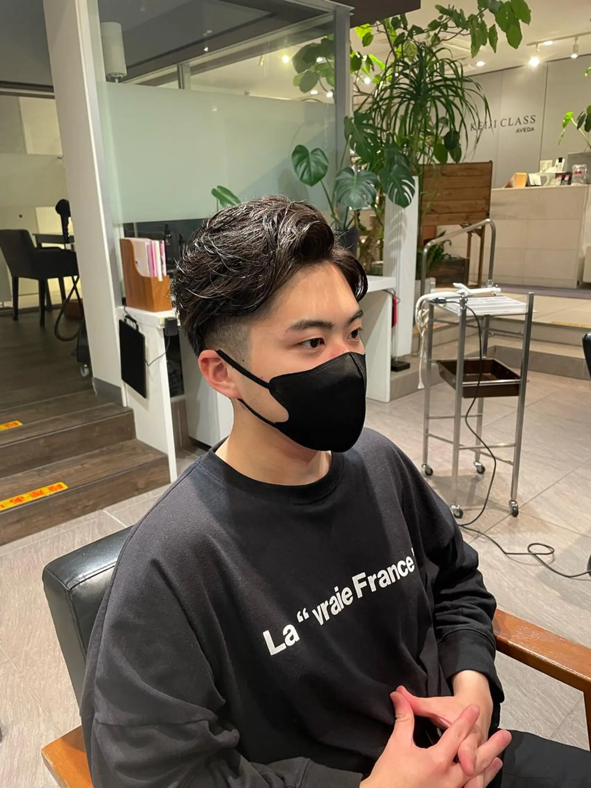 ショート メンズ カット ヘアセット LOKAHI所属・かわいい顔まわり/髪 質改善カラー/小池祐のヘアスタイル