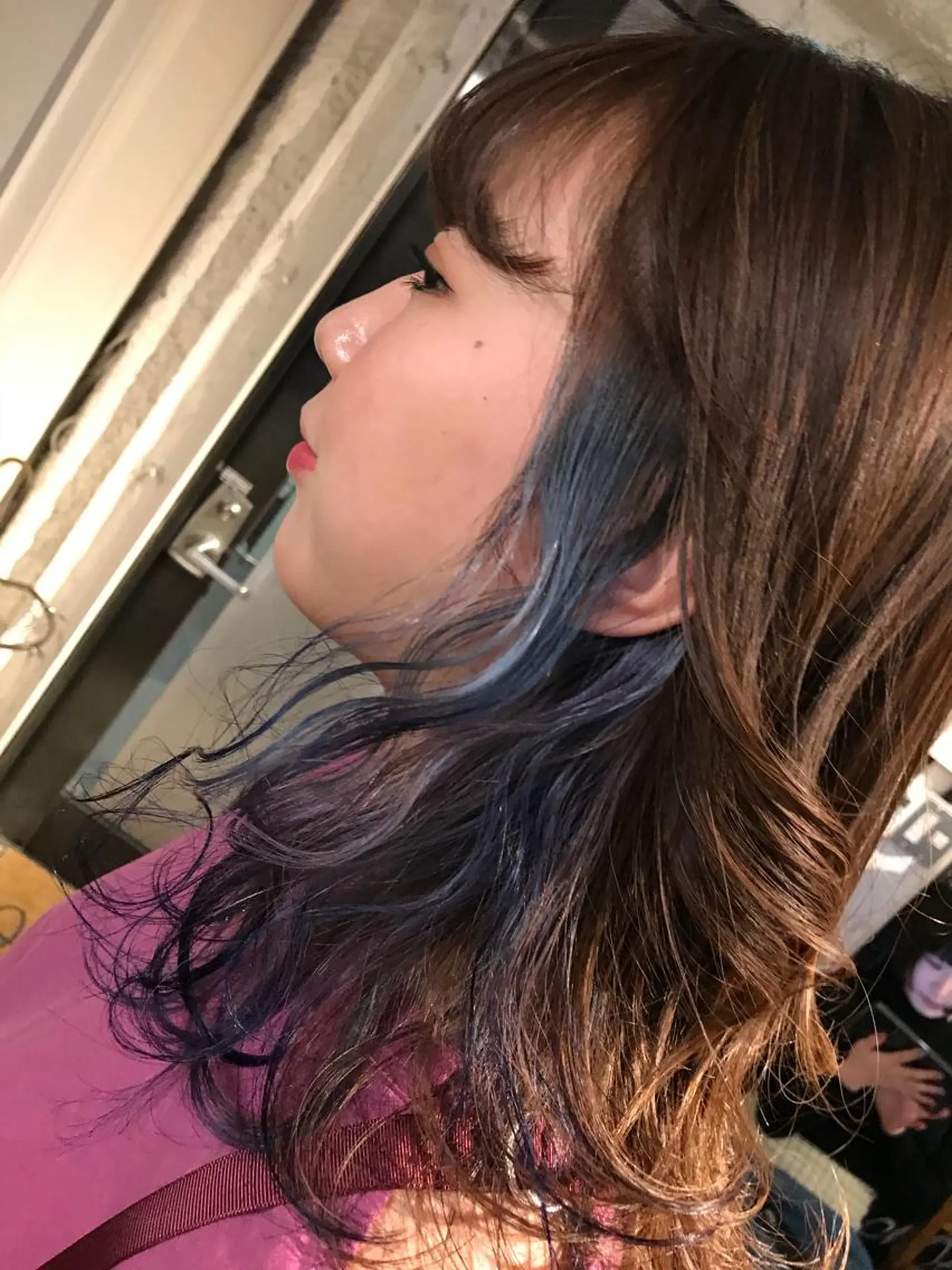 カラー ユニコーンカラー 再現度&髪質改善 LISAのヘアスタイル