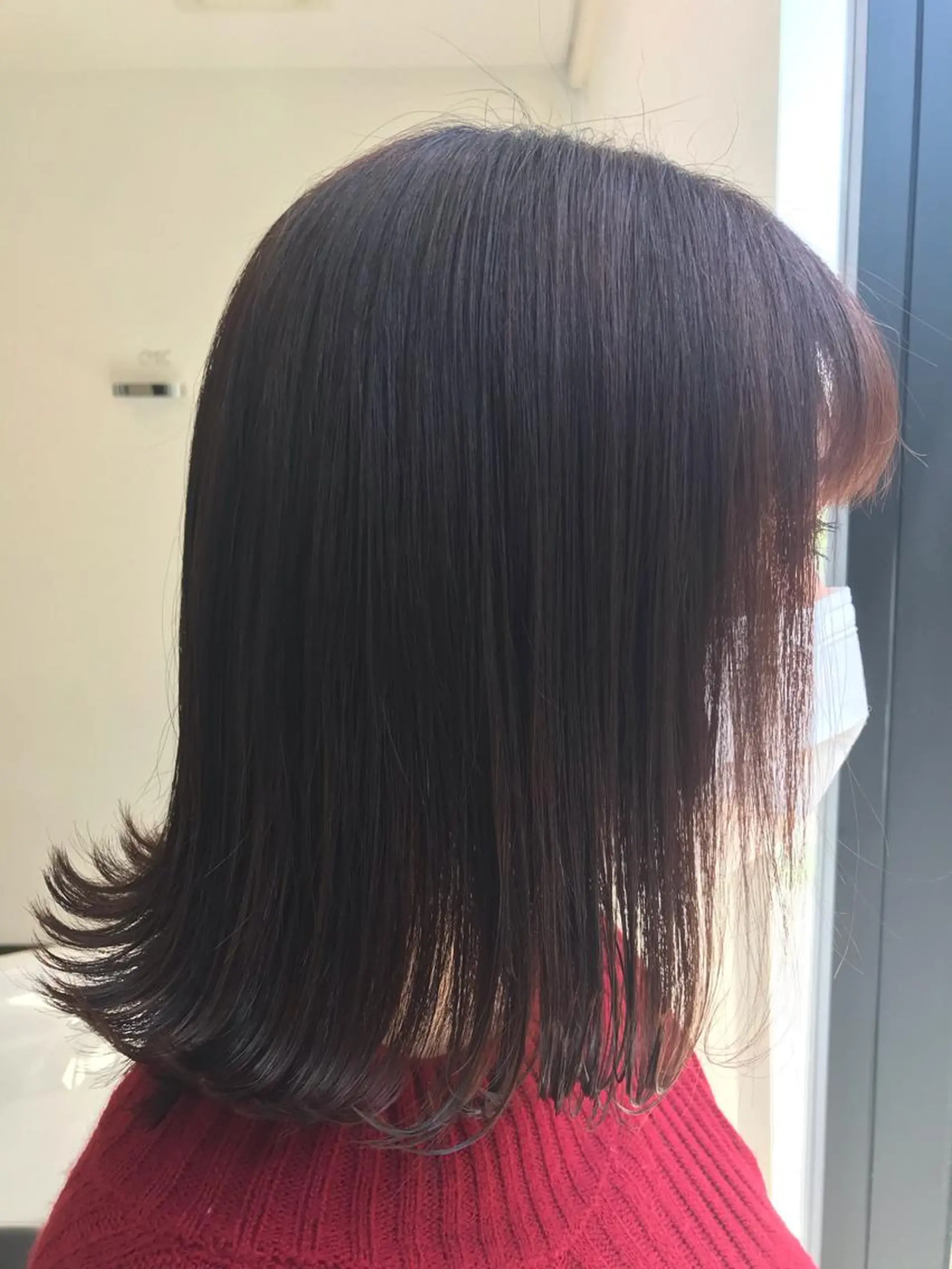 ミディアム カラー YASU🍎CUT 赤系カラー/ヘアケアのヘアスタイル