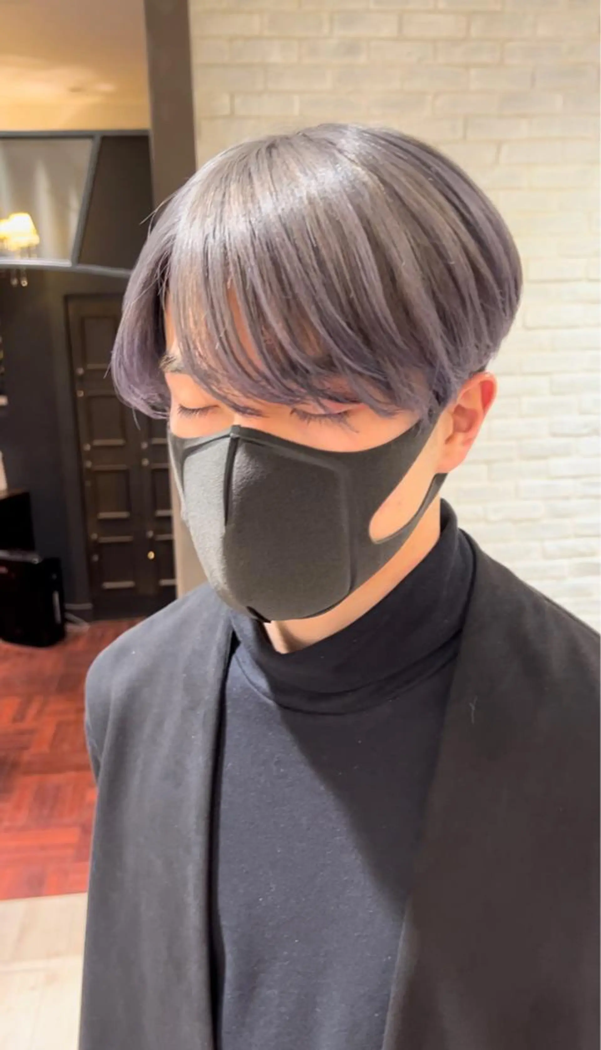 ショート カラー メンズ パープルカラー シルバー 【メンズ特化美容師】 🐍NAO🐍のヘアスタイル