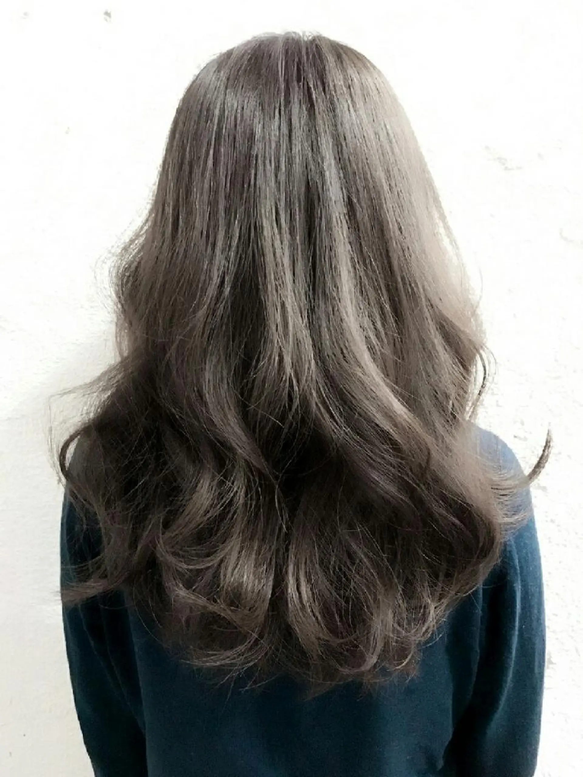 ロング カラー ブルーカラー シルバー Elsa エルサのヘアスタイル