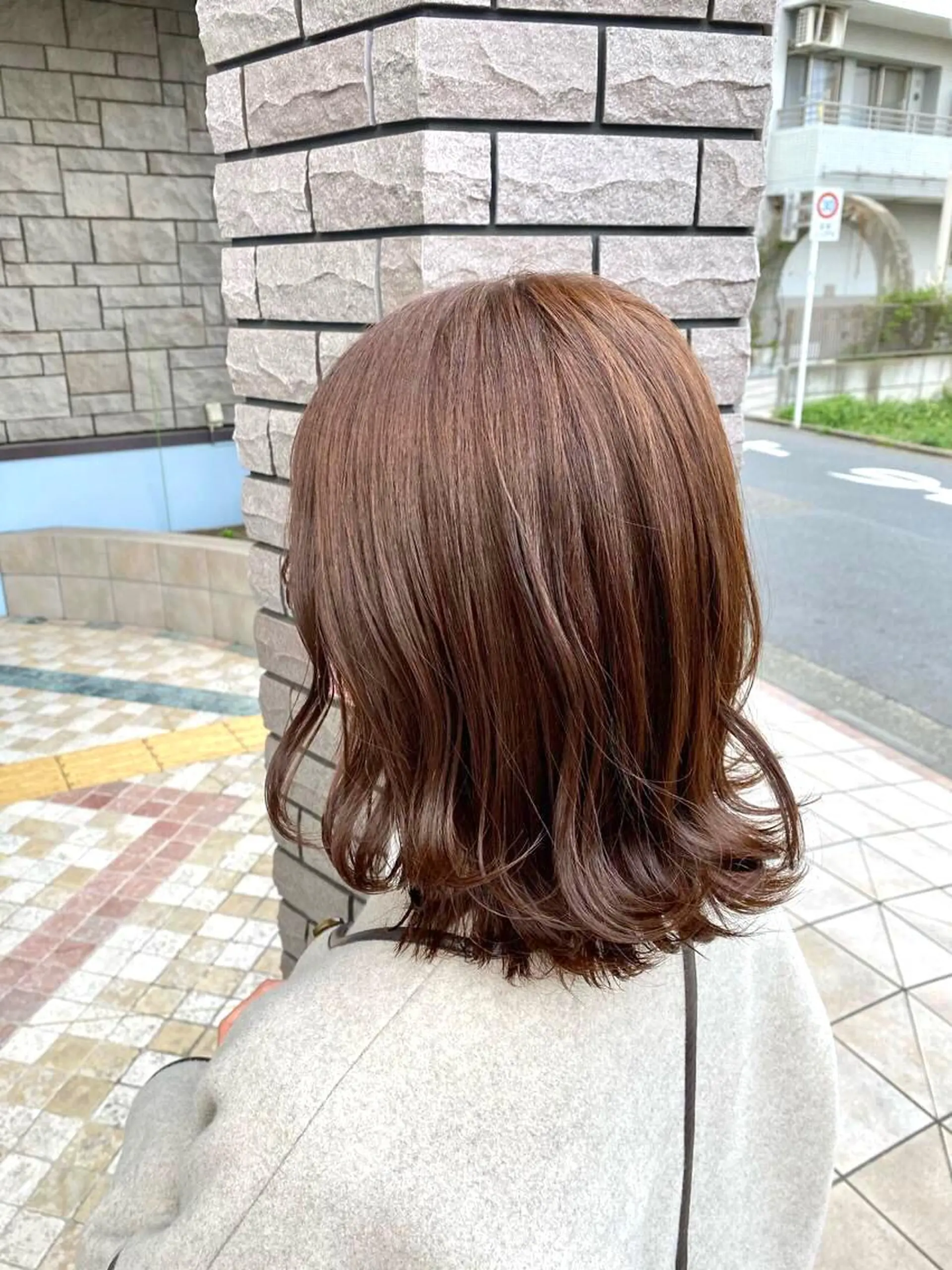 ミディアム ミディアムパーマ La fith hair rond 立川店所属・kyosuke. 艶カラー/ブリーチのヘアスタイル