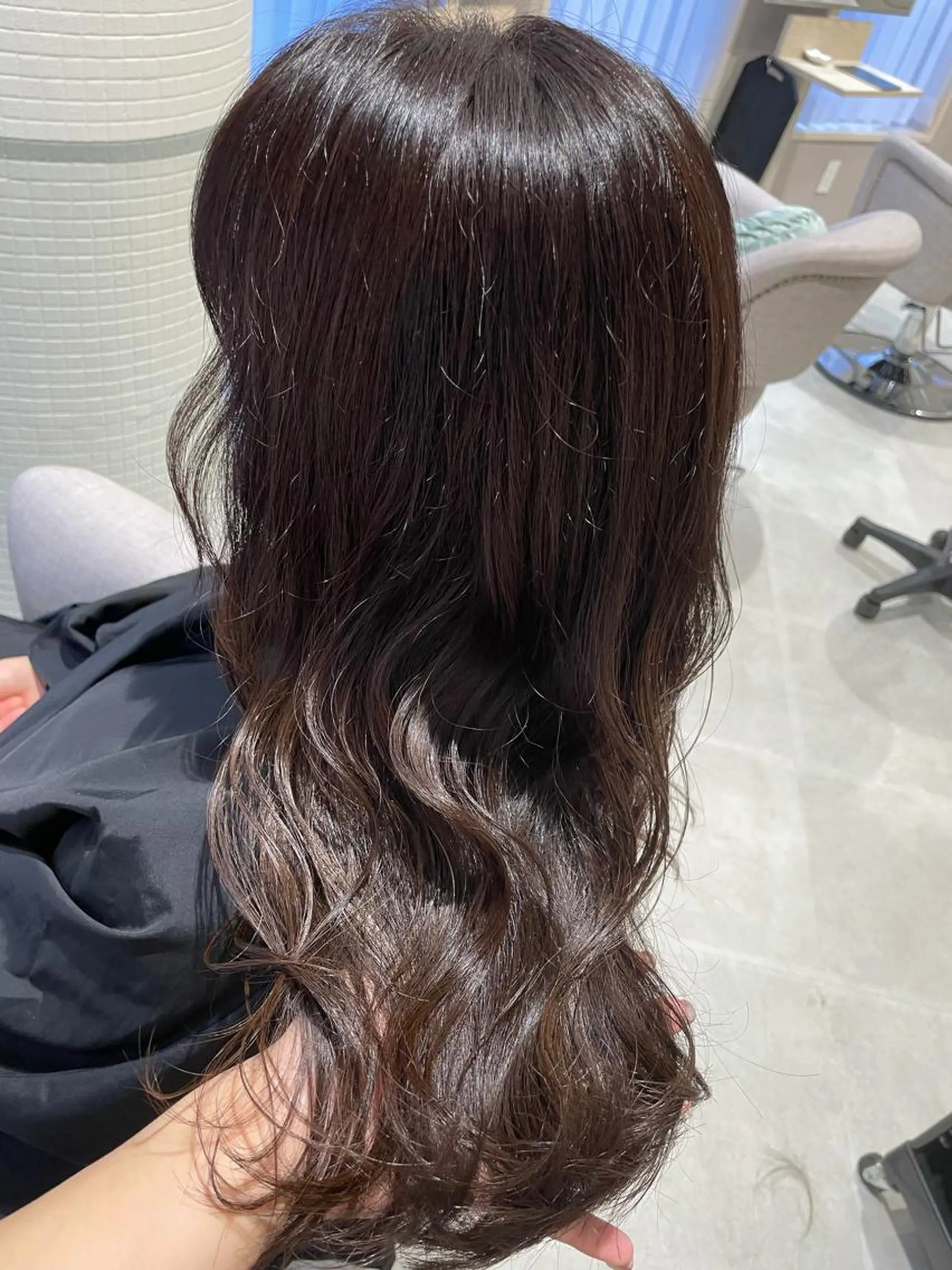 セミロング ヘアカラー トリートメント ヘッドスパ Factory5【ファクトリーファイブ】所属・髪質改善お任せ ください♪ひとみのヘアスタイル