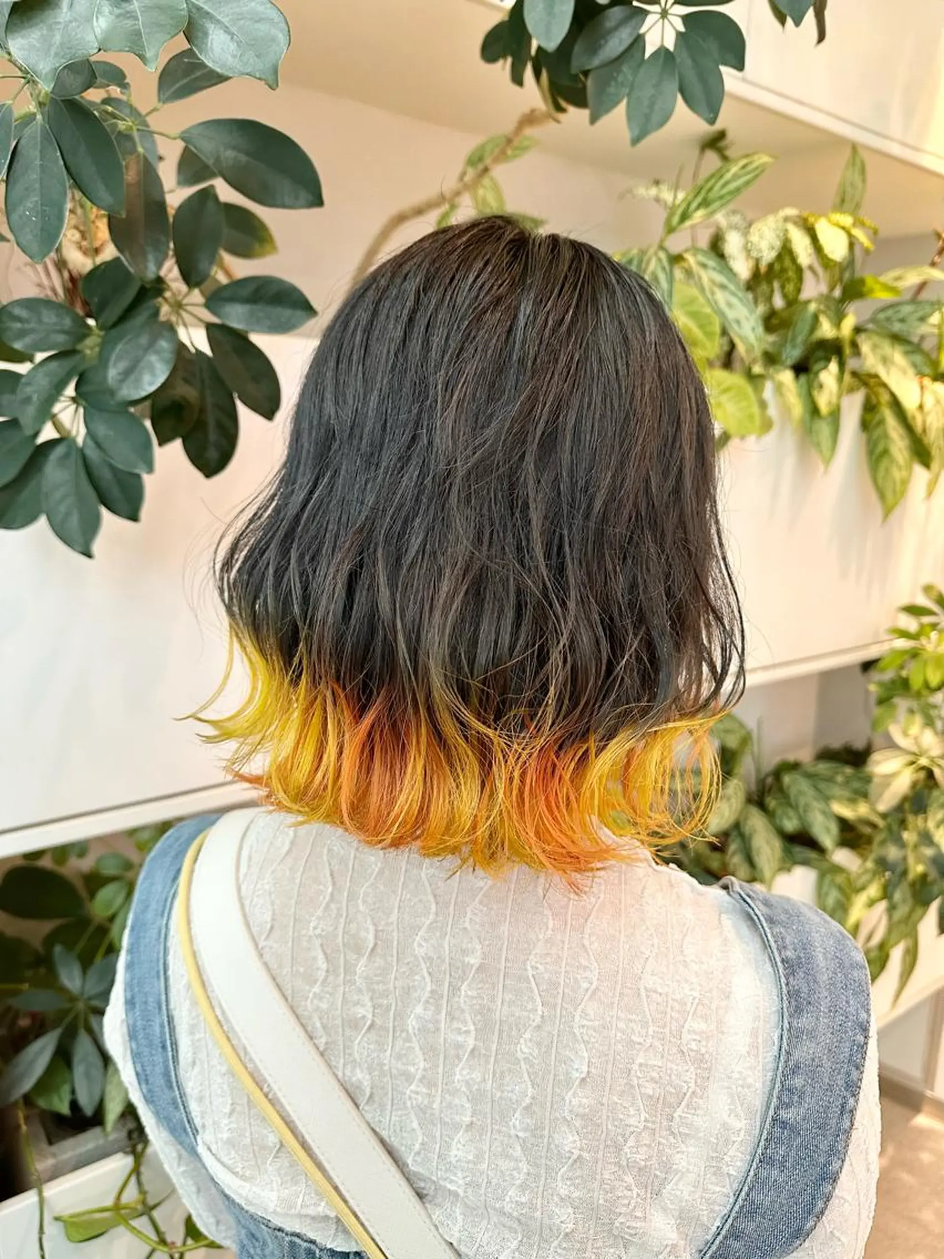 ミディアム ヘアカラー トリートメント 完全個室サロン💐 代表取締役💐梶谷のヘアスタイル