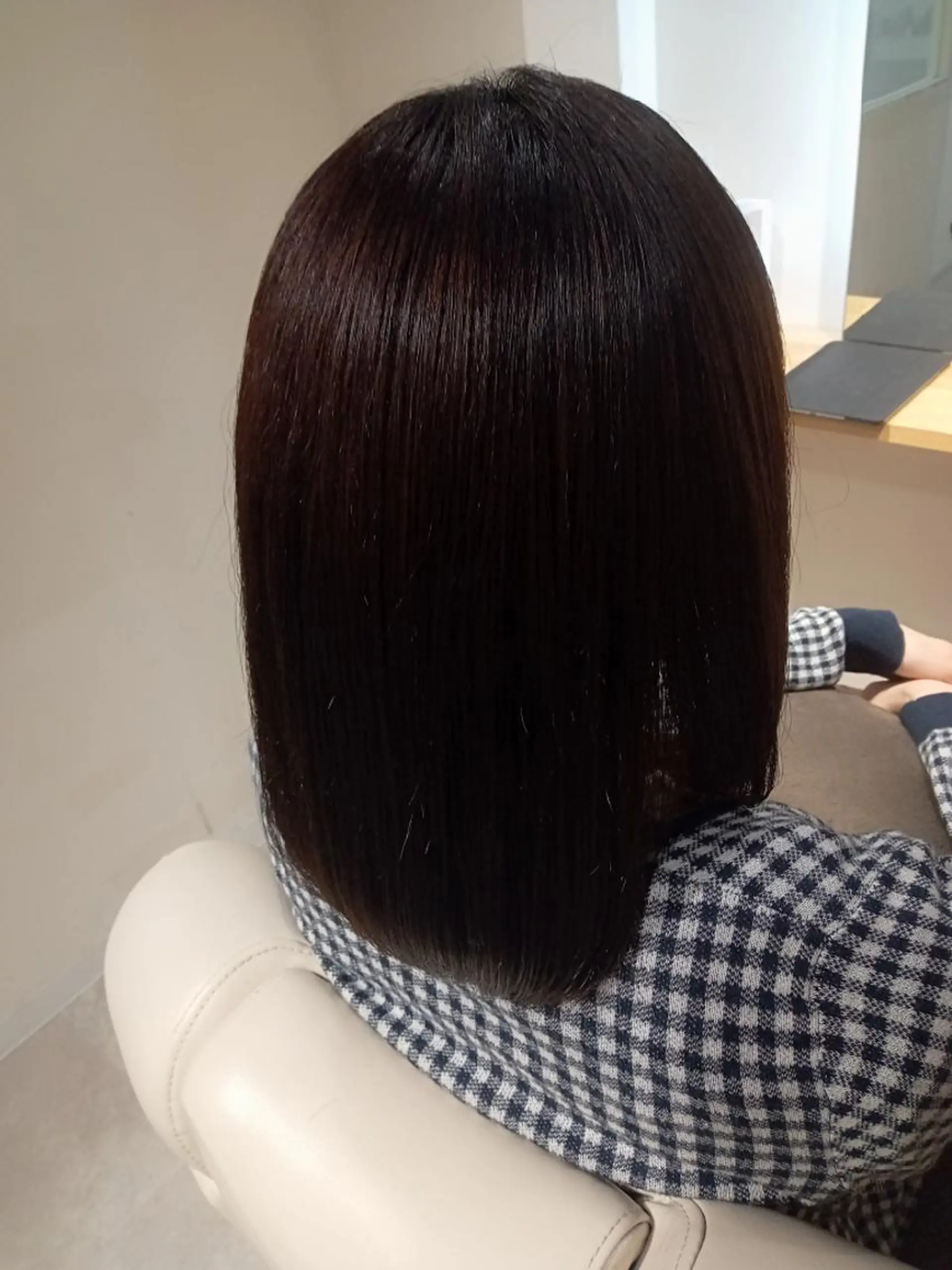 ミディアム パーマ カラー カット トリートメント ヘッドスパ ひな ALBA🐰三鷹のヘアスタイル