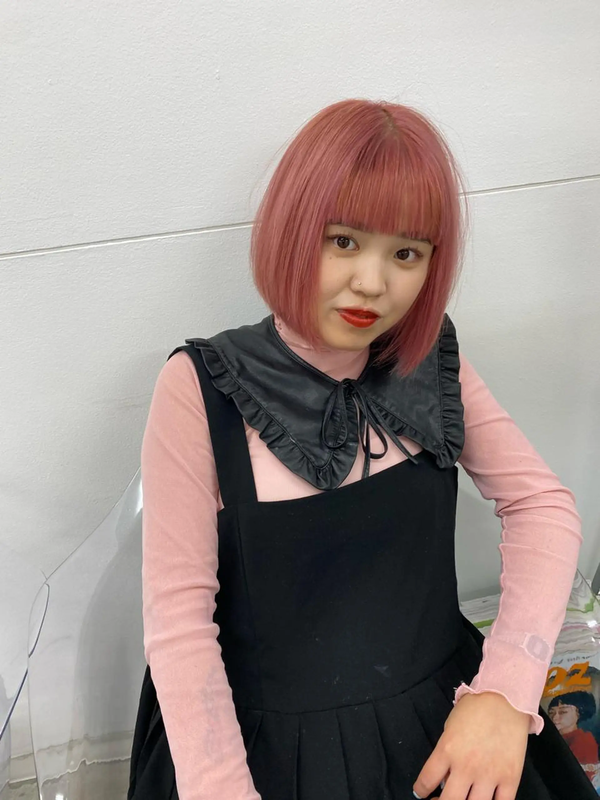 ミディアム カラー ヘアカラー 繭所属・こはる／ハードパーマ /癖毛風パーマ🧃のヘアスタイル