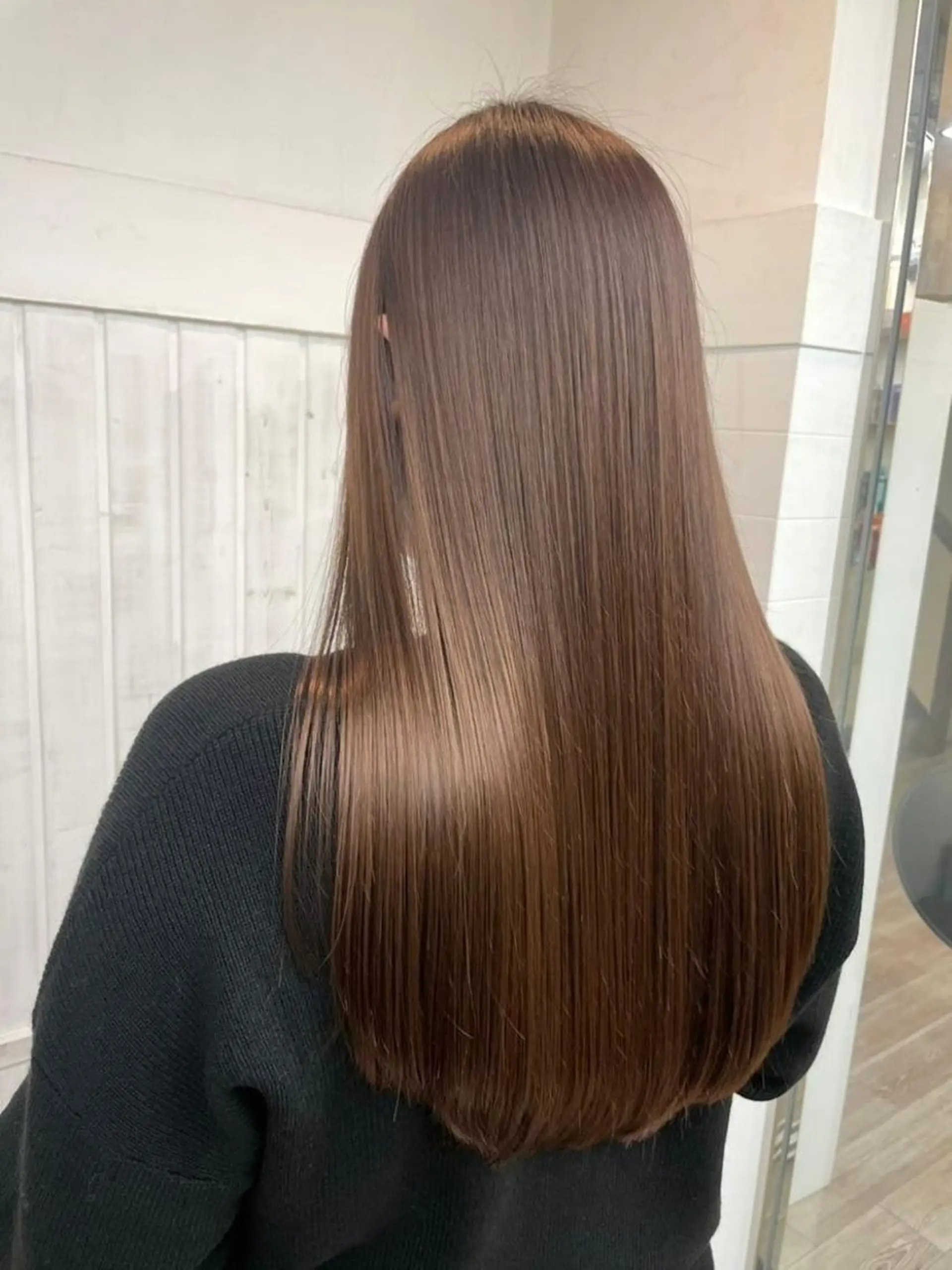 カラー パーマ ロング ヘアアレンジ バレイヤージュ ブリーチ ケアブリーチ ダブルカラー イヤリングカラー 縮毛矯正 【N°deseo】 吉祥寺のヘアスタイル