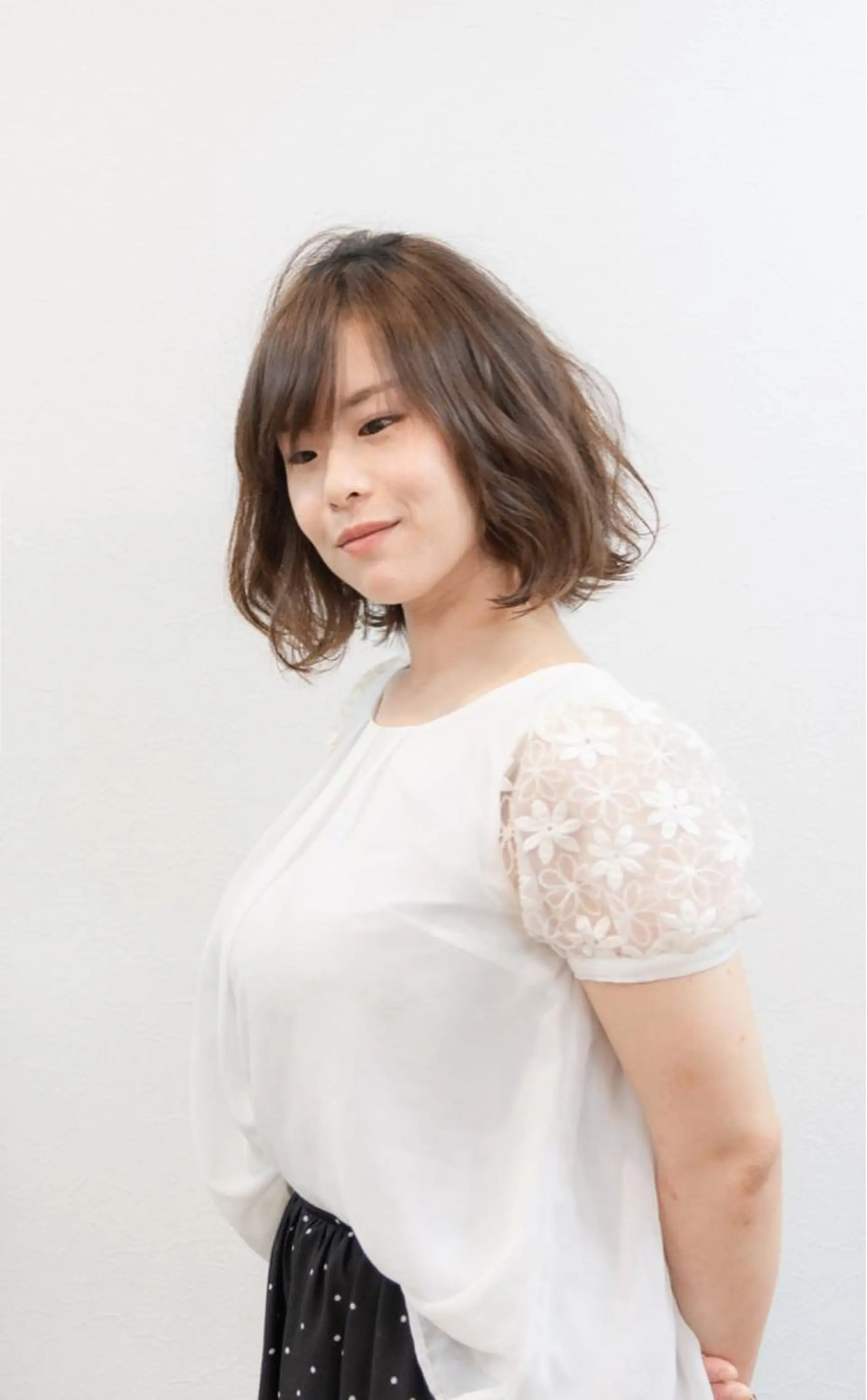 ミディアム カラー アッシュ ベージュカラー ボブ カット ヘアカラー 【H.GENTIL】 TERUのその他イメージ