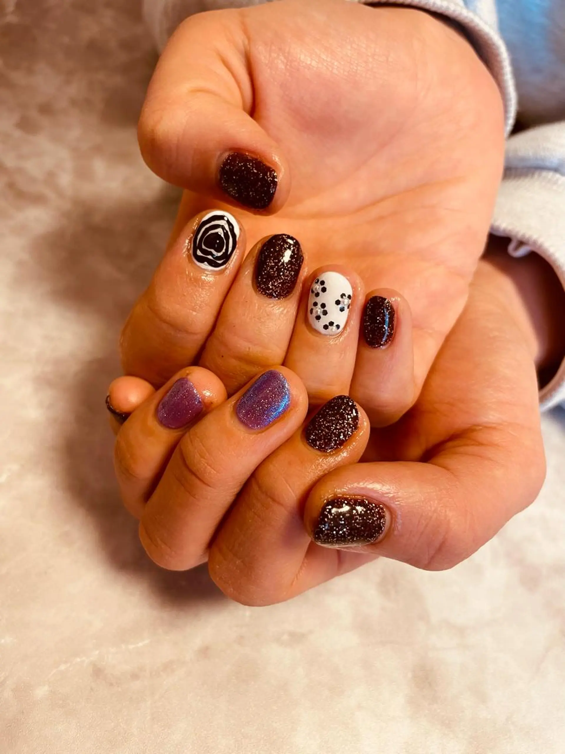 ネイル ハート ニュアンスネイル ショートネイル Nail salon Betty❤︎のネイルデザイン