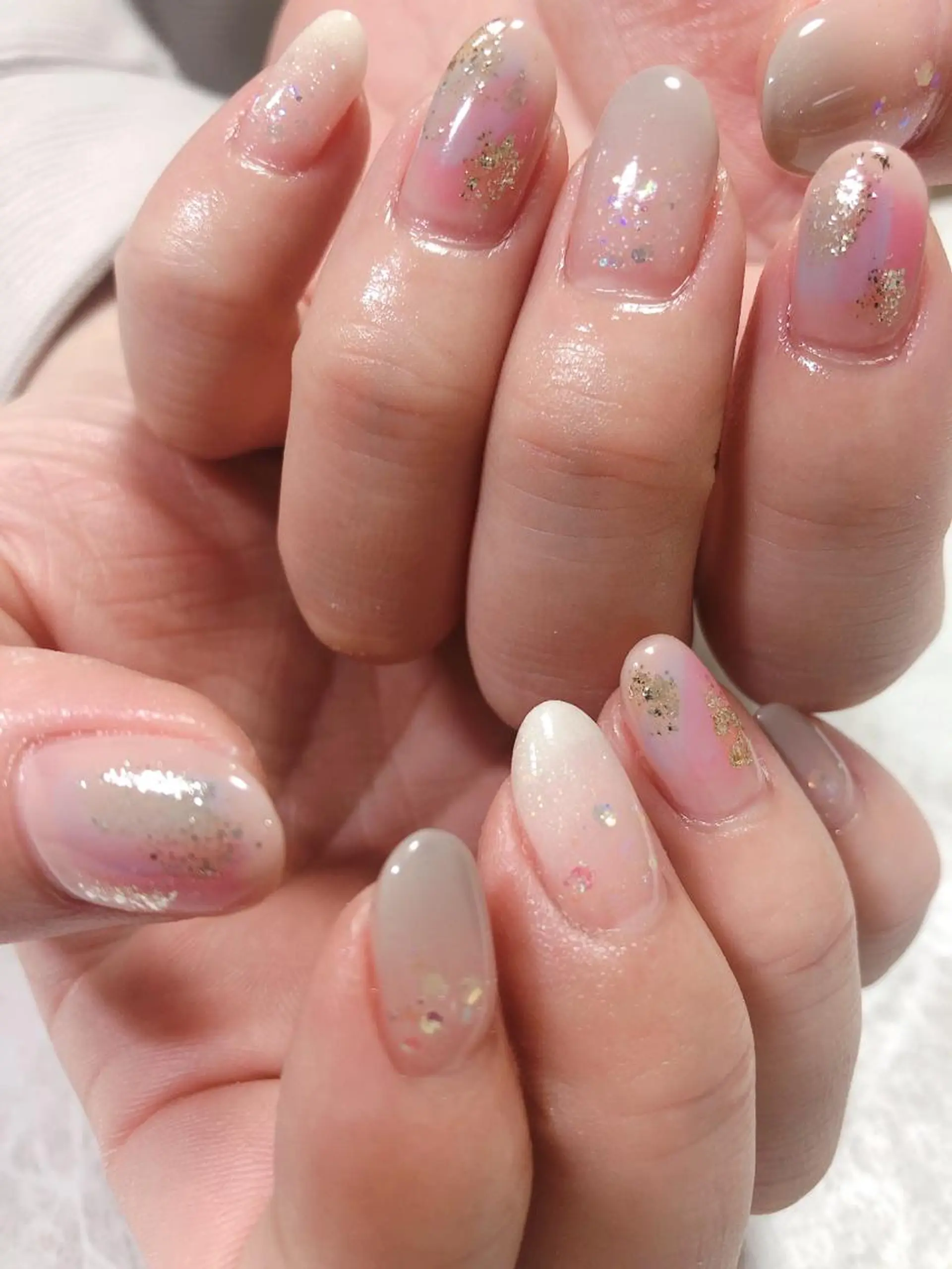 ネイル 春ネイル ハンドネイル フットネイル Lokahi NAILのネイルデザイン