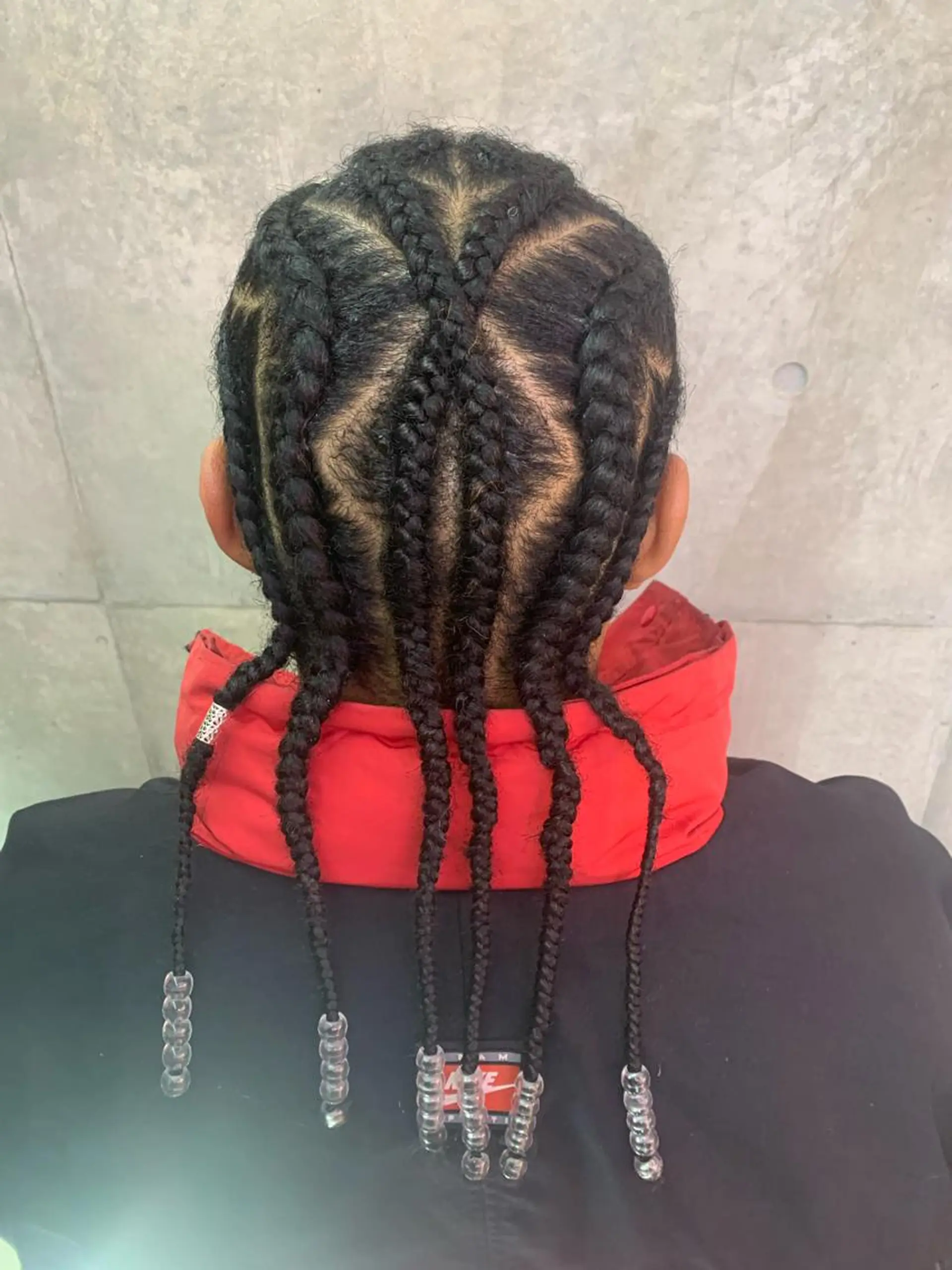 ヘアアレンジ メンズ エクステ ヘアセット HARURU🪮✨ ブレイズ海外ヘアのヘアスタイル