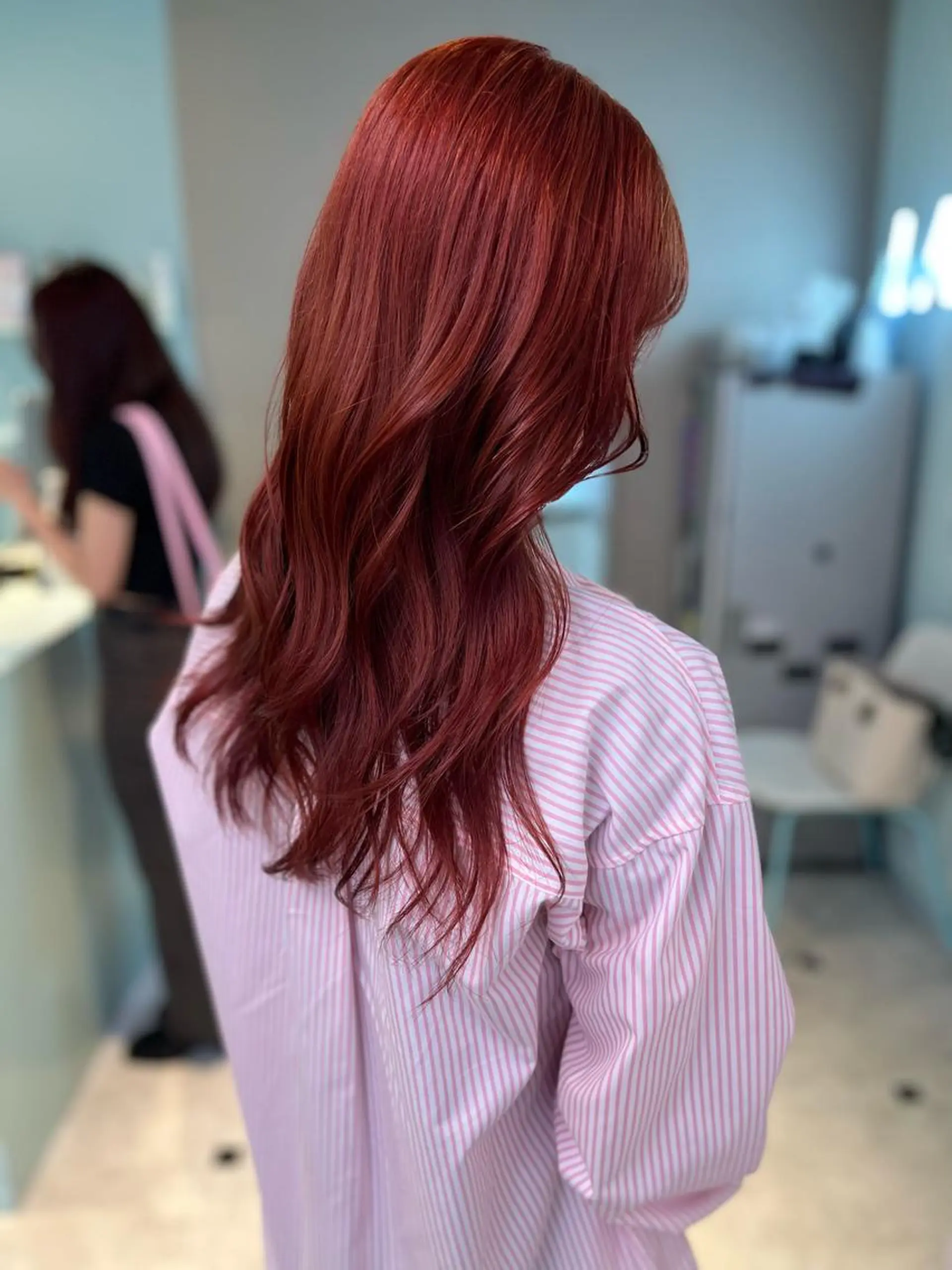 セミロング カラー ヘアアレンジ ヘアカラー トリートメント ヘアセット 愛されカラー🩷 はるなのヘアスタイル