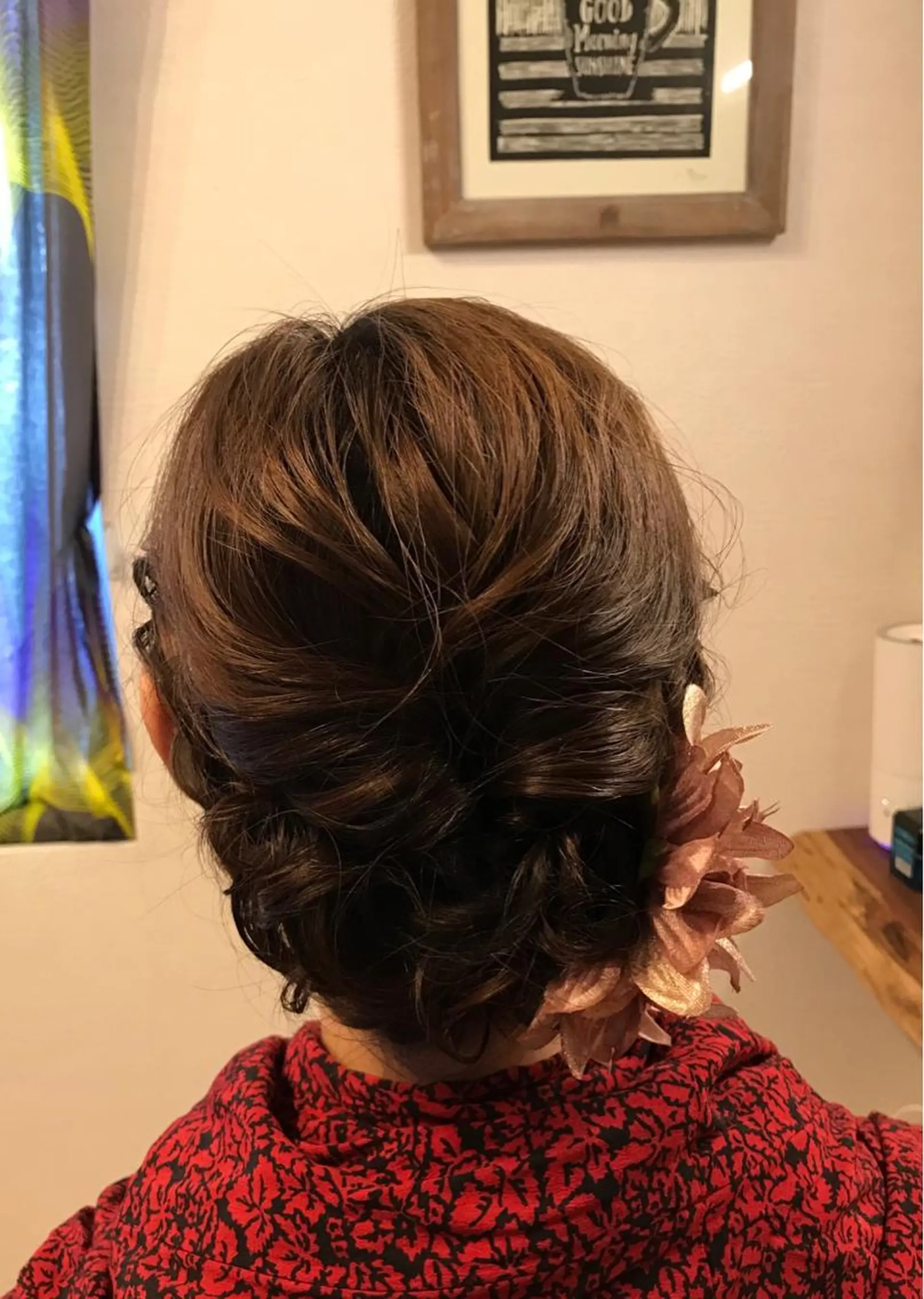 ヘアアレンジ 着物ヘア ヘアセット 田淵 聖子のマツエク・マツパデザイン