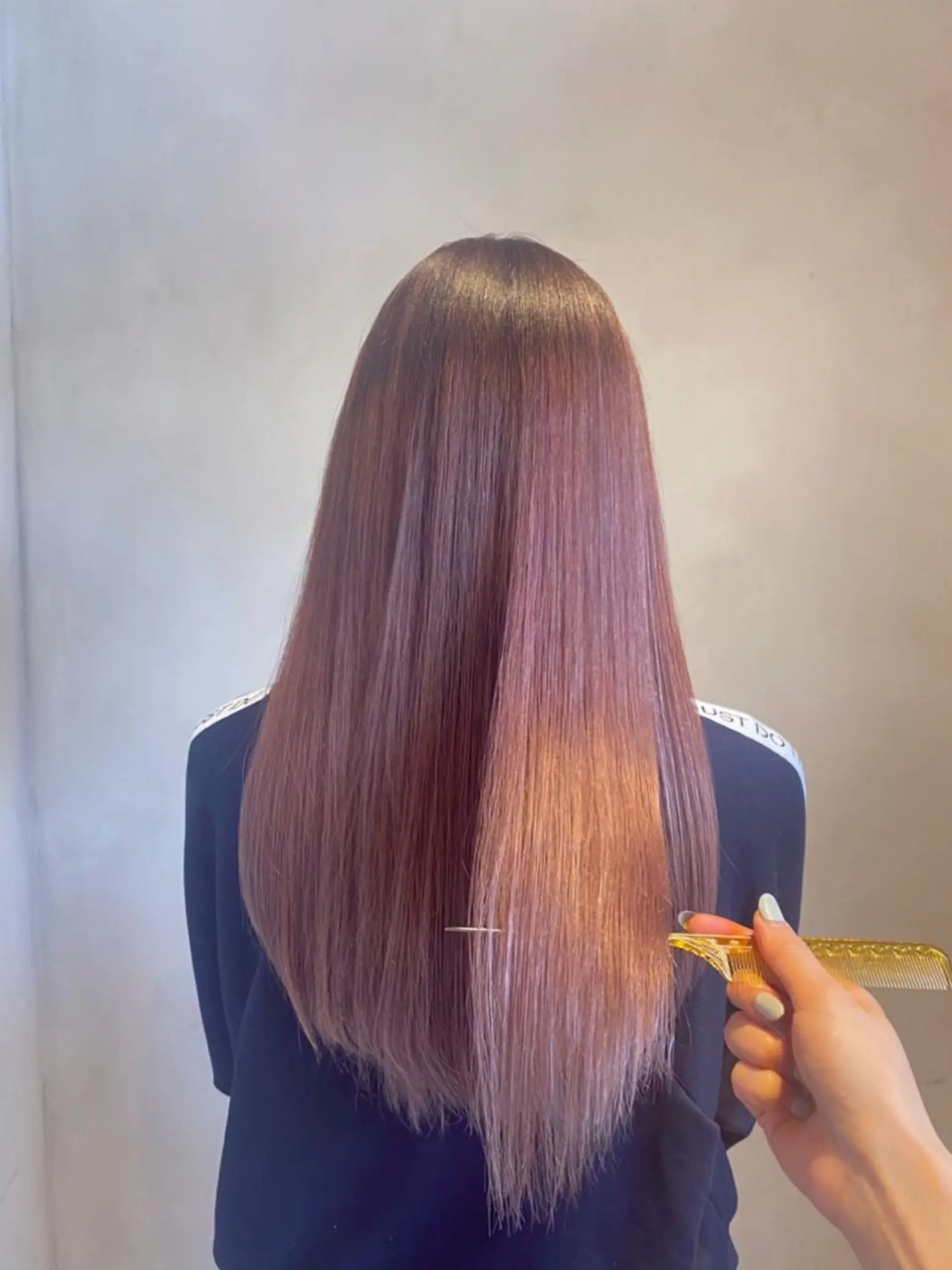 ロング ヘアカラー トリートメント motel所属・モデルや芸能人も通う ✨マンツーマンサロンのヘアスタイル