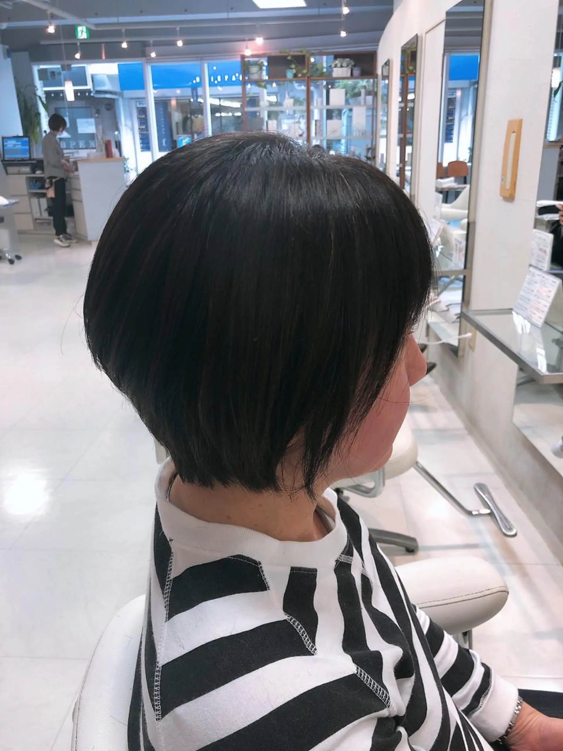 ショート ショートボブ ボブ ショートヘア 阿部 美咲のヘアスタイル