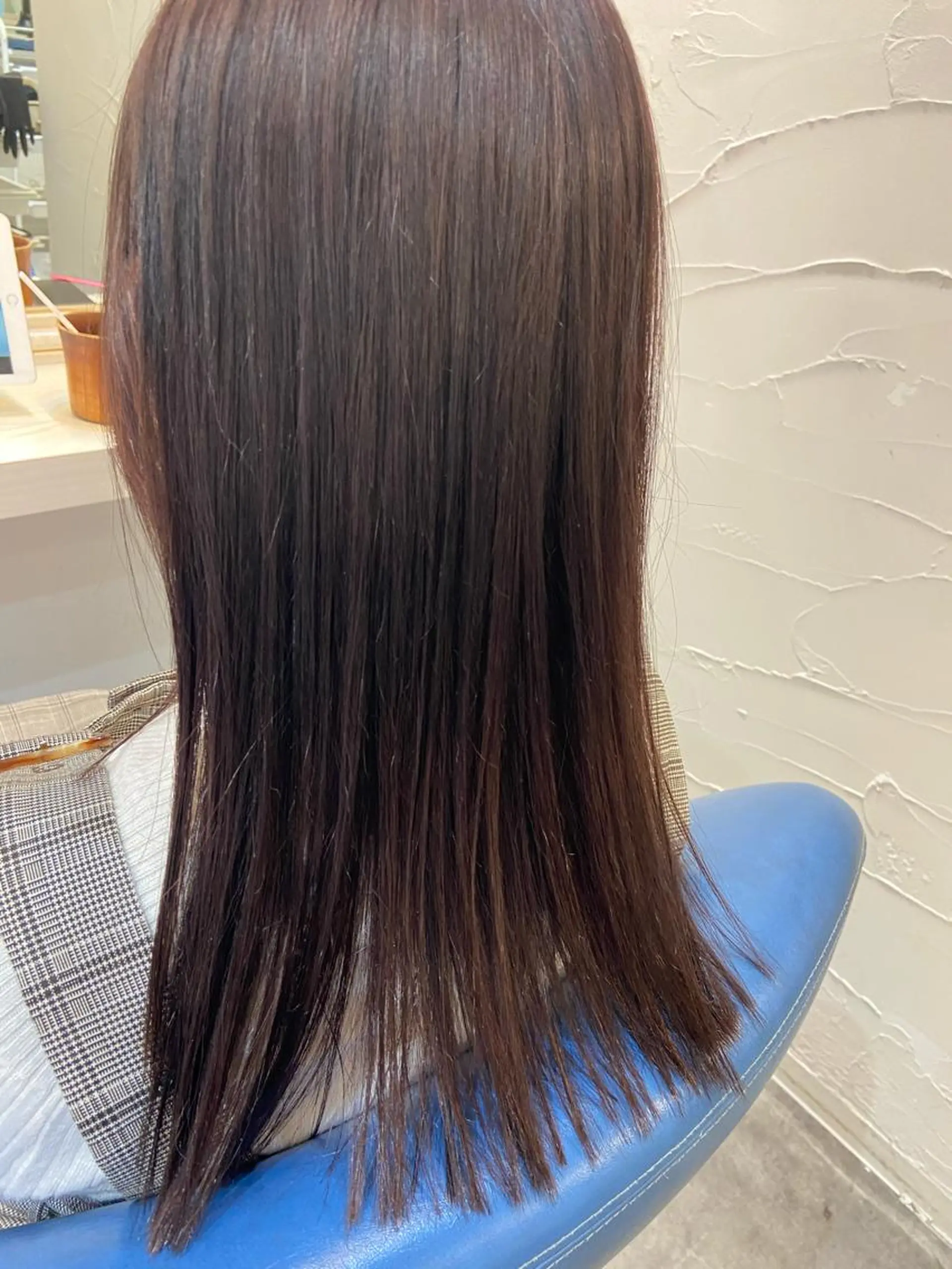 セミロング カラー 縮毛矯正 縮毛矯正 ♥️ルフ🐒 ミレイ♥️のヘアスタイル