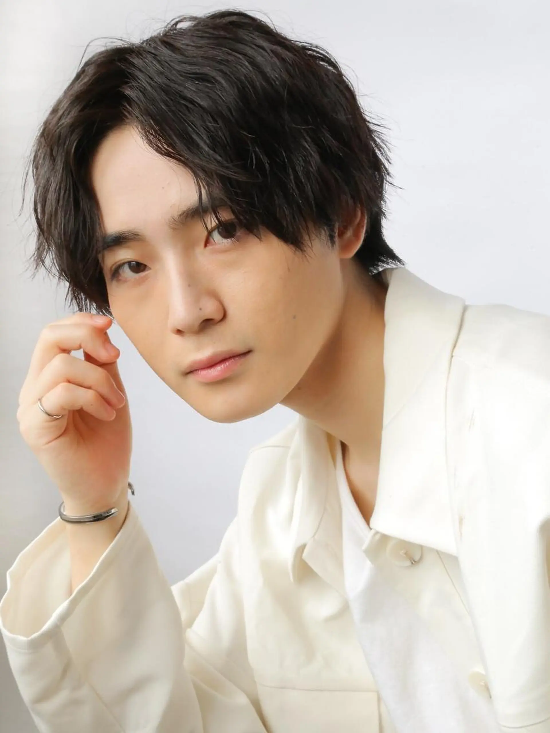 ショート パーマ メンズ カット パーマ ✨ブリーチなし透明感 池袋　水野のヘアスタイル