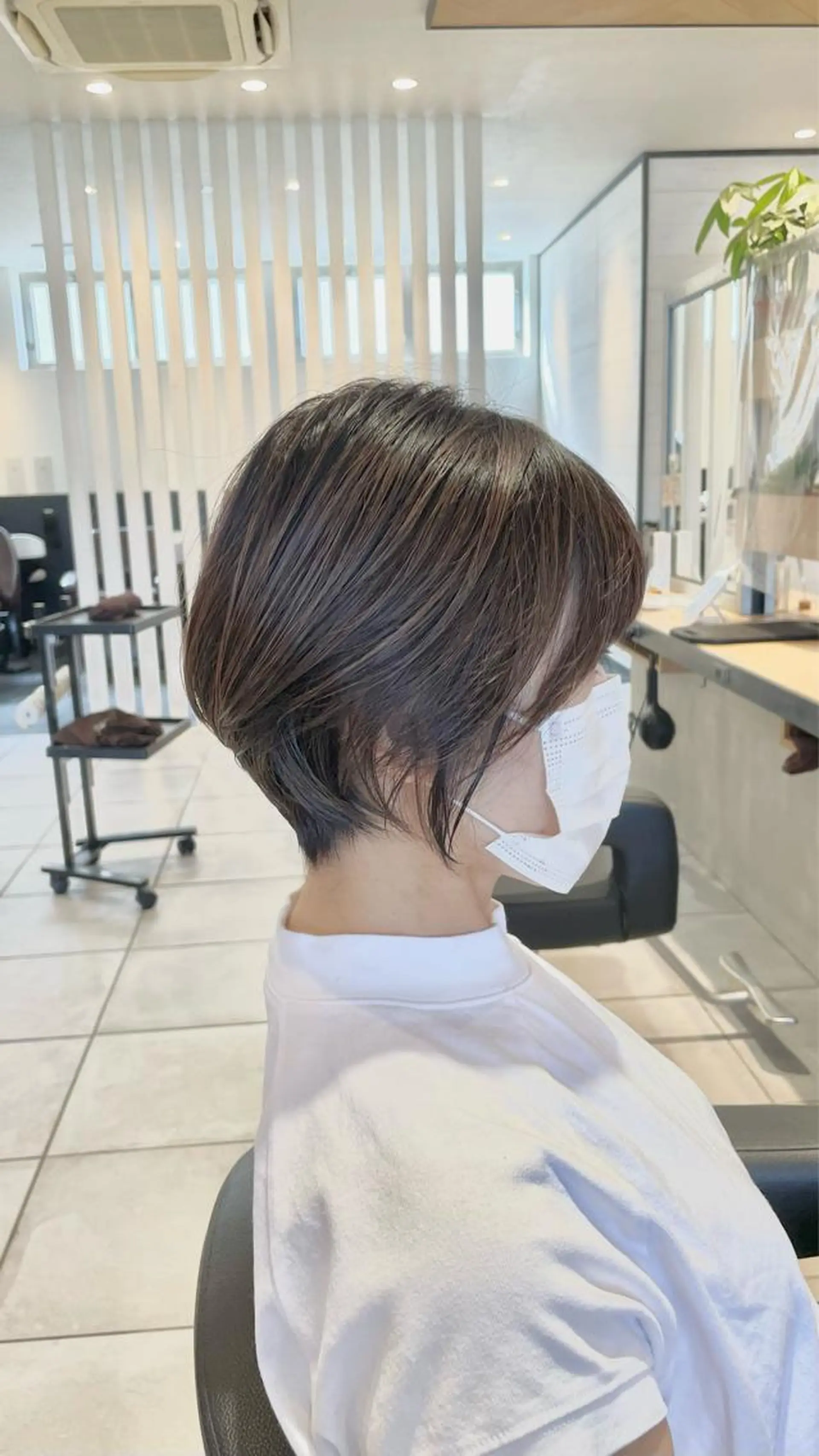 ショート カラー カット ヘアカラー 縮毛矯正 トリートメント ヘアセット ワタナベユウタ ショート／縮毛矯正のヘアスタイル