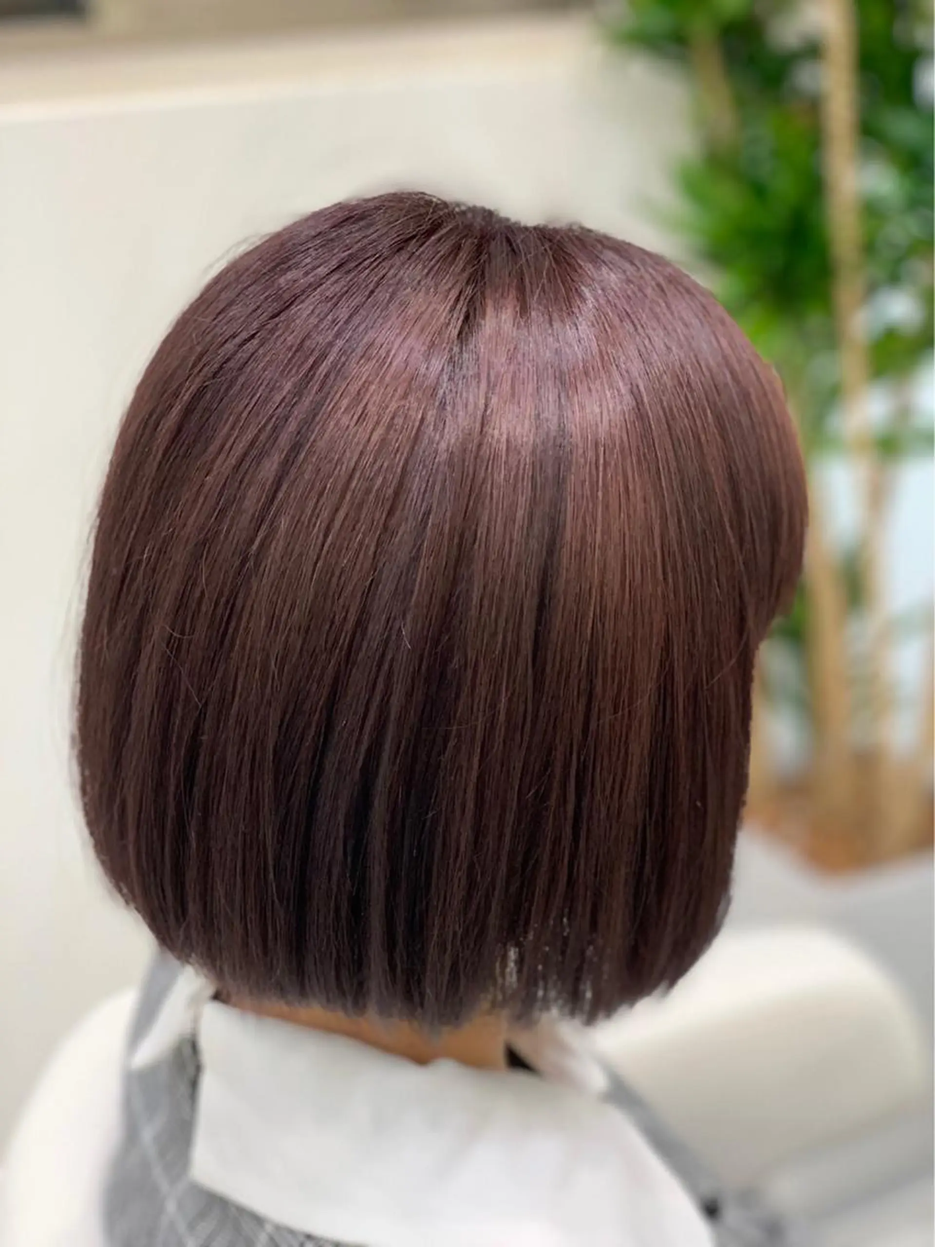 ミディアム カラー ブリーチ ブラウンカラー ピンクカラー ピンクブラウン hair Freak所属・佐藤 祥太のヘアスタイル