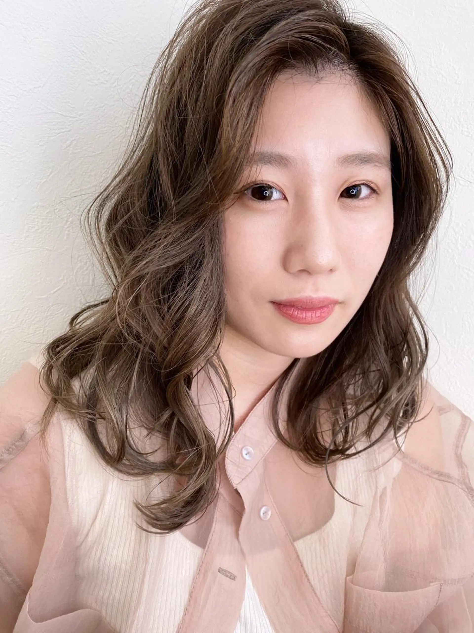 ミディアム カラー ヘアカラー 山崎 雄太のヘアスタイル