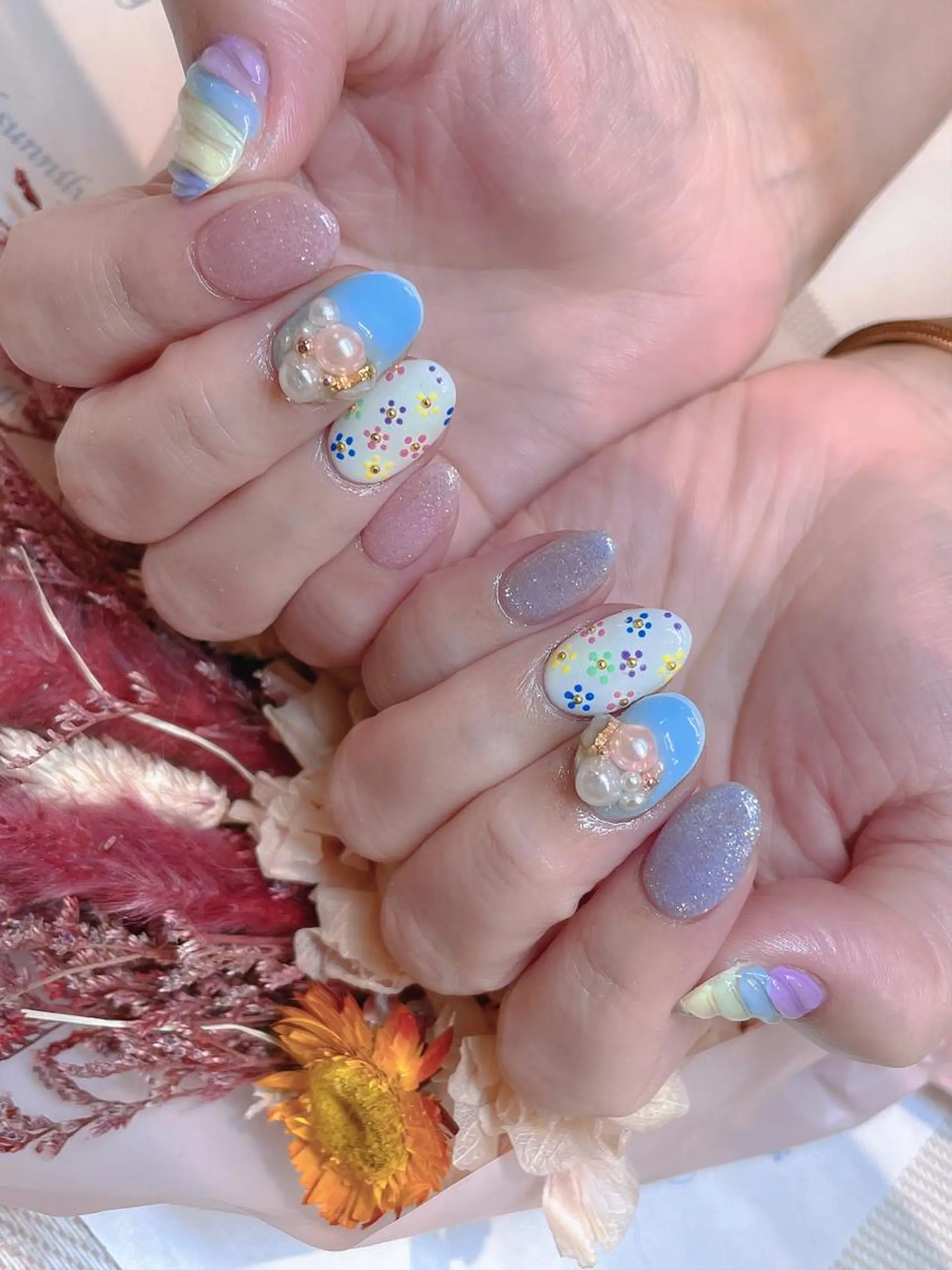 ネイル イースター 長さだし専門店 M2　rikaのネイルデザイン