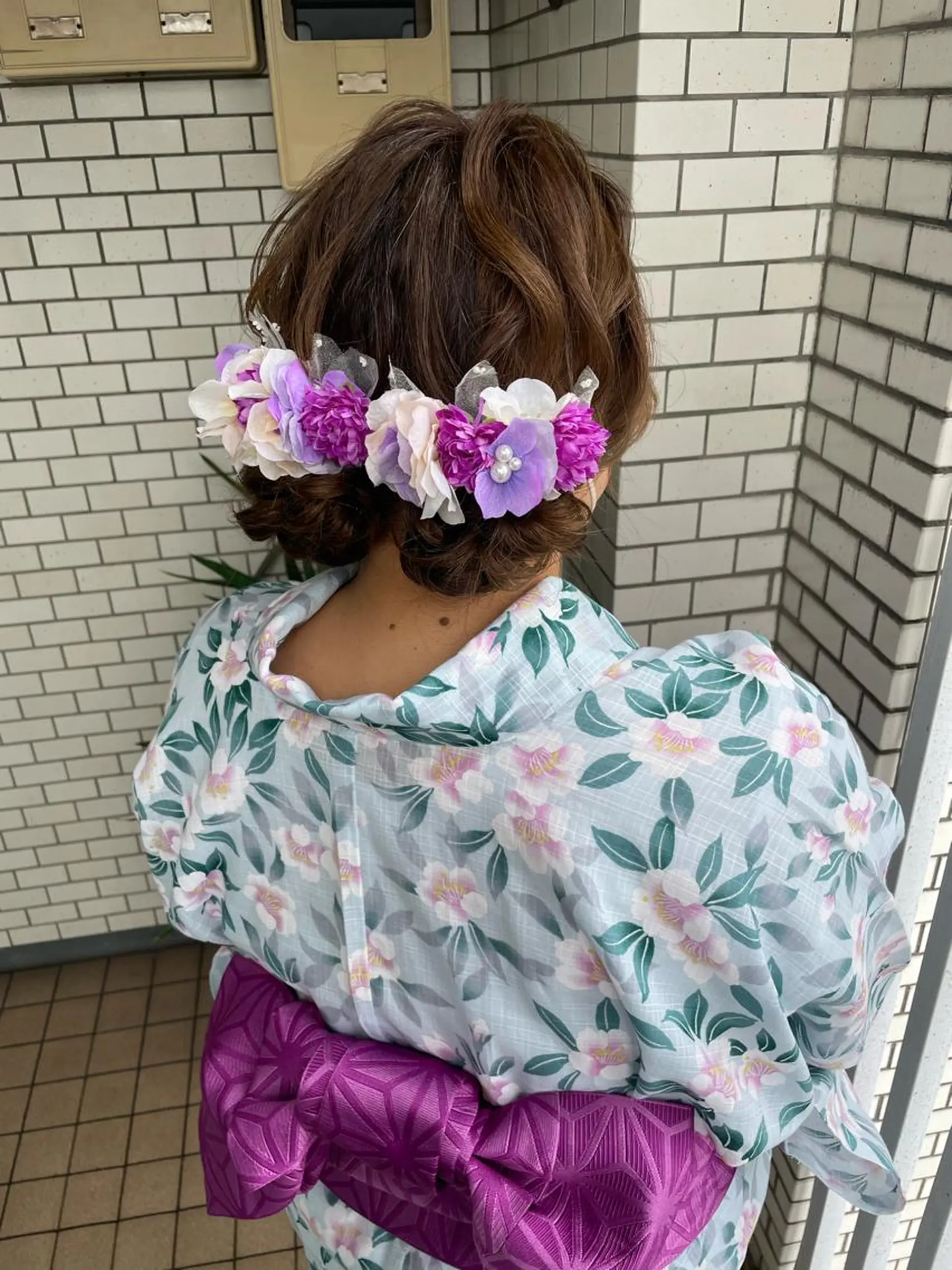 ヘアアレンジ お団子ヘア デート 浴衣 浴衣・ライブヘア♡ ゆいなのヘアスタイル