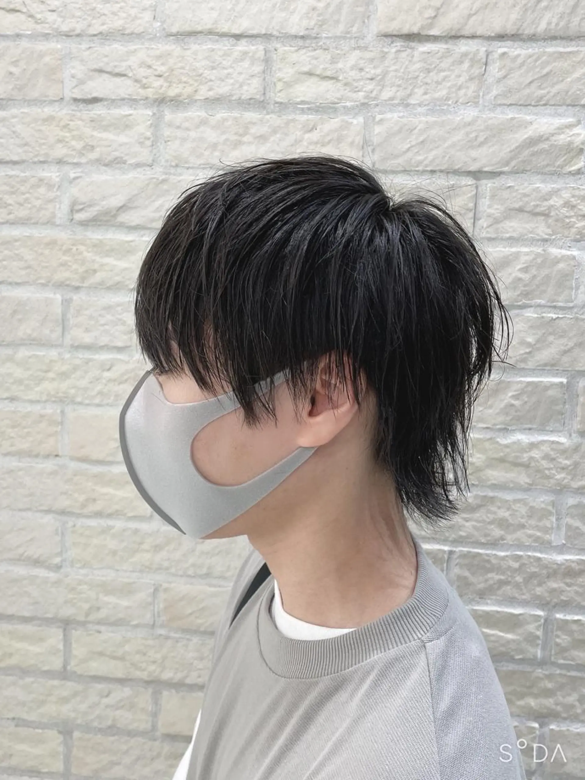 ミディアム メンズ 🪞髪質改善カラー× レイヤー河村真聖🪞のヘアスタイル