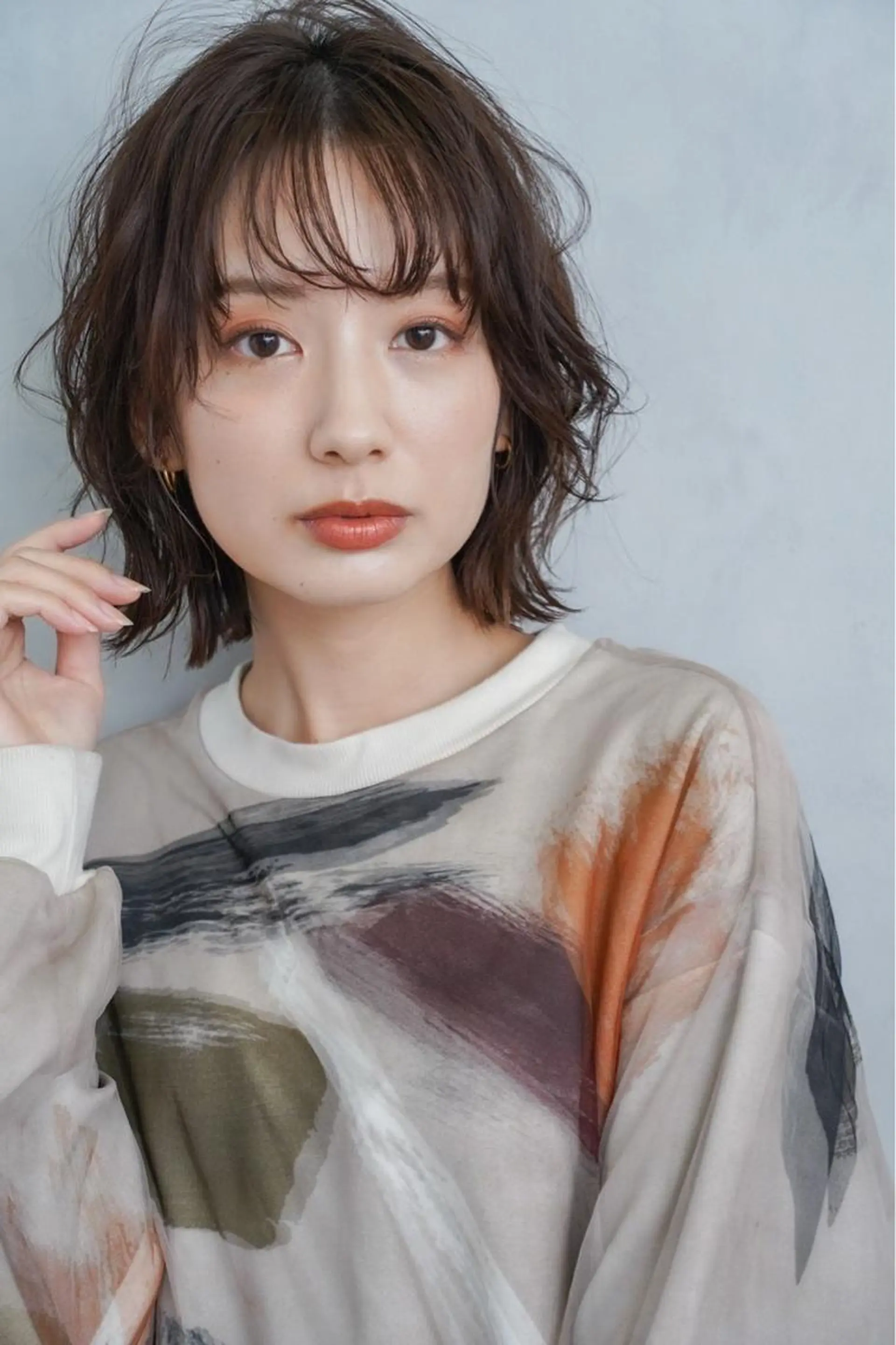 ショート カット ヘアカラー トリートメント レイヤーカット・ 縮毛矯正 星野のヘアスタイル
