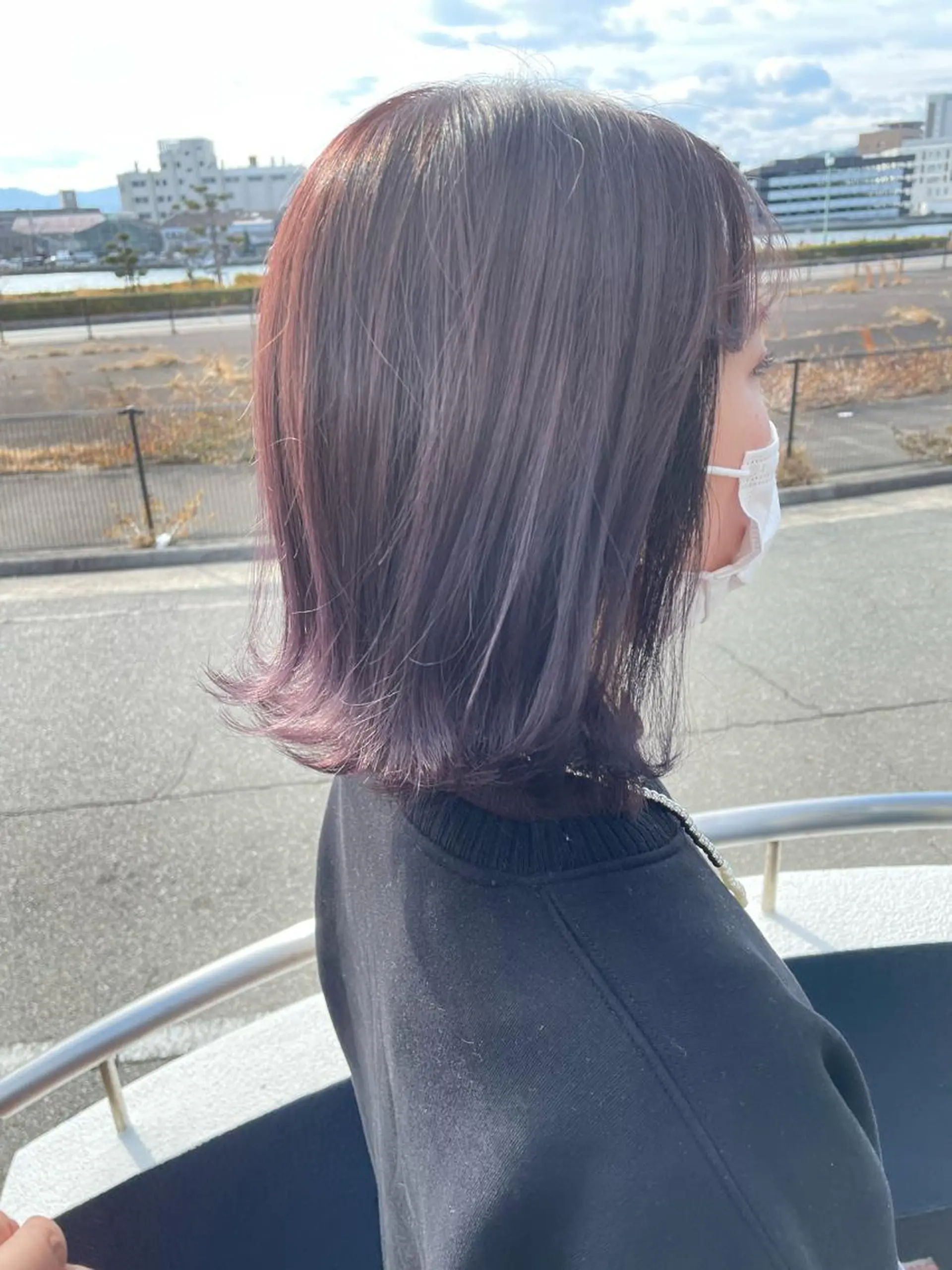 ミディアム 大嶋 宏隆のヘアスタイル