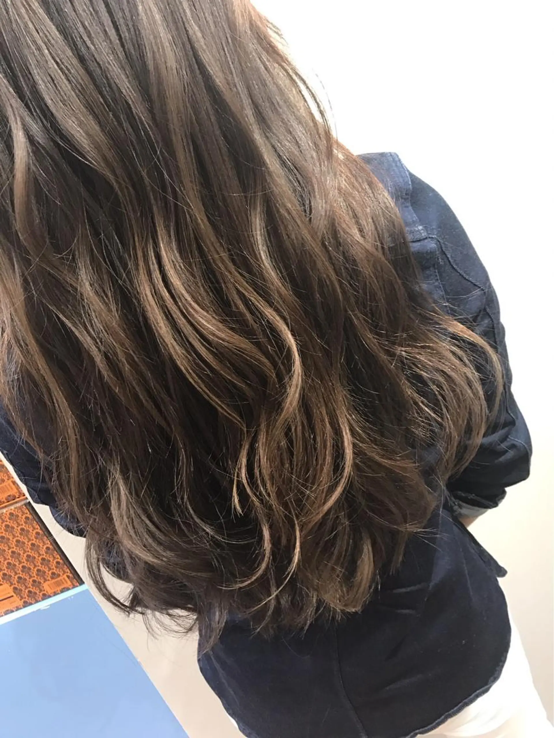 ロング カラー ヘアアレンジ 山本 千尋のヘアスタイル