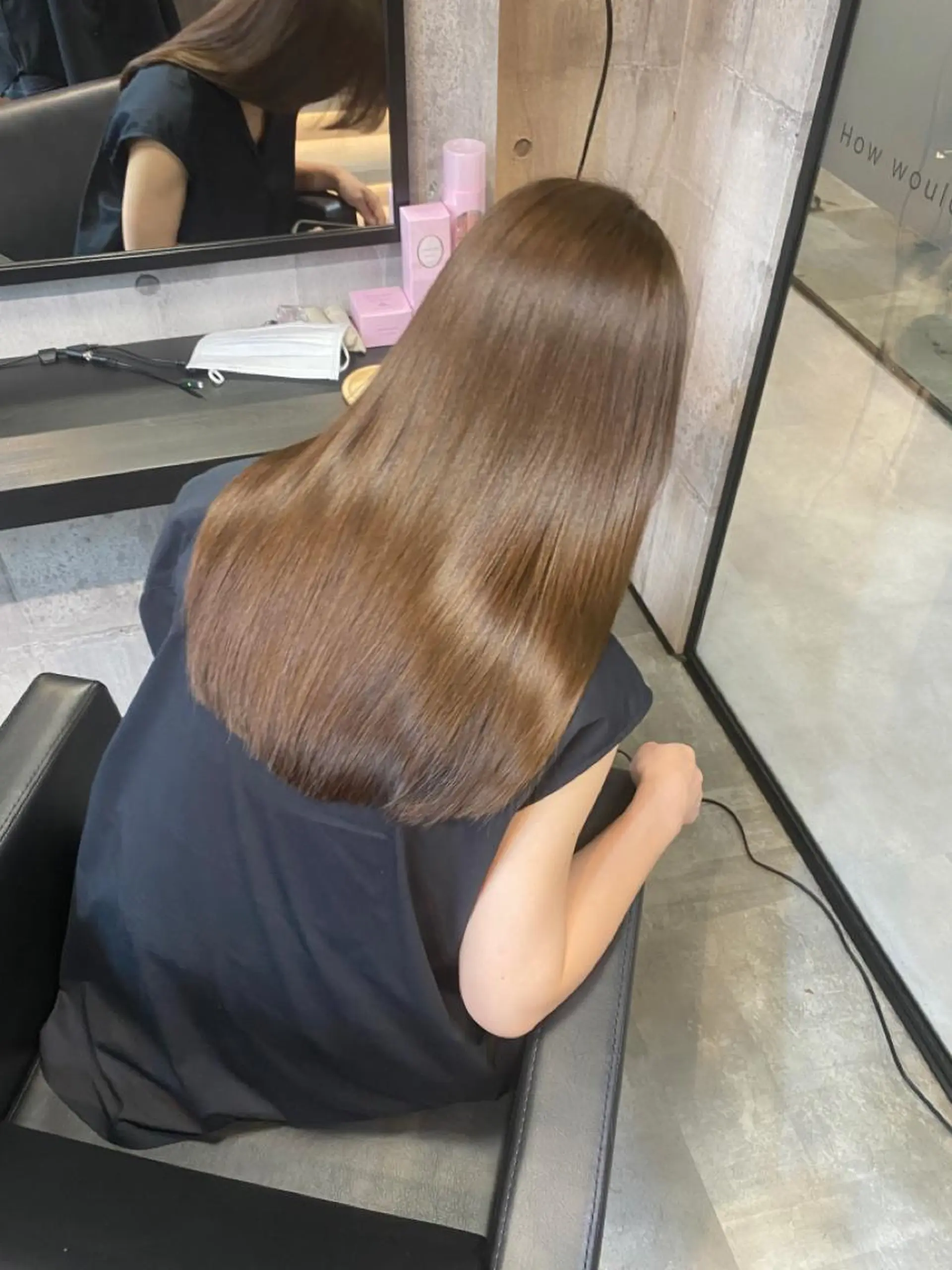 ロング カラー カット ヘアカラー 縮毛矯正 トリートメント 🟡【美髪専門店】 ✨褒め髪/艶髪🟡のヘアスタイル
